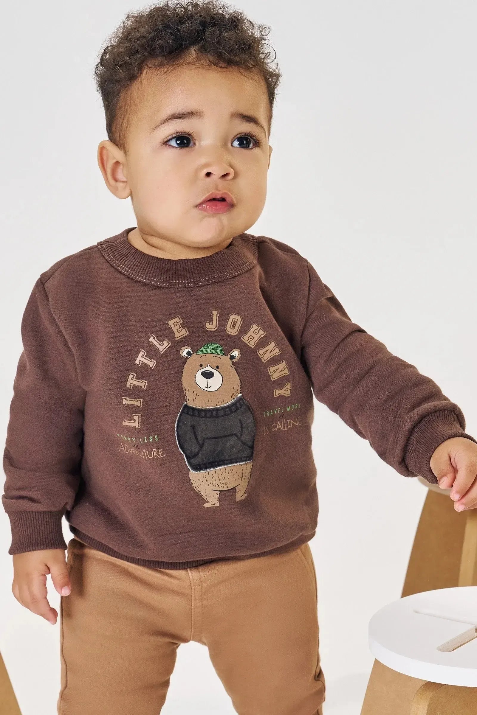 Blusão em Moletom com Pelúcia 91728 Johnny Fox Bebê Menino