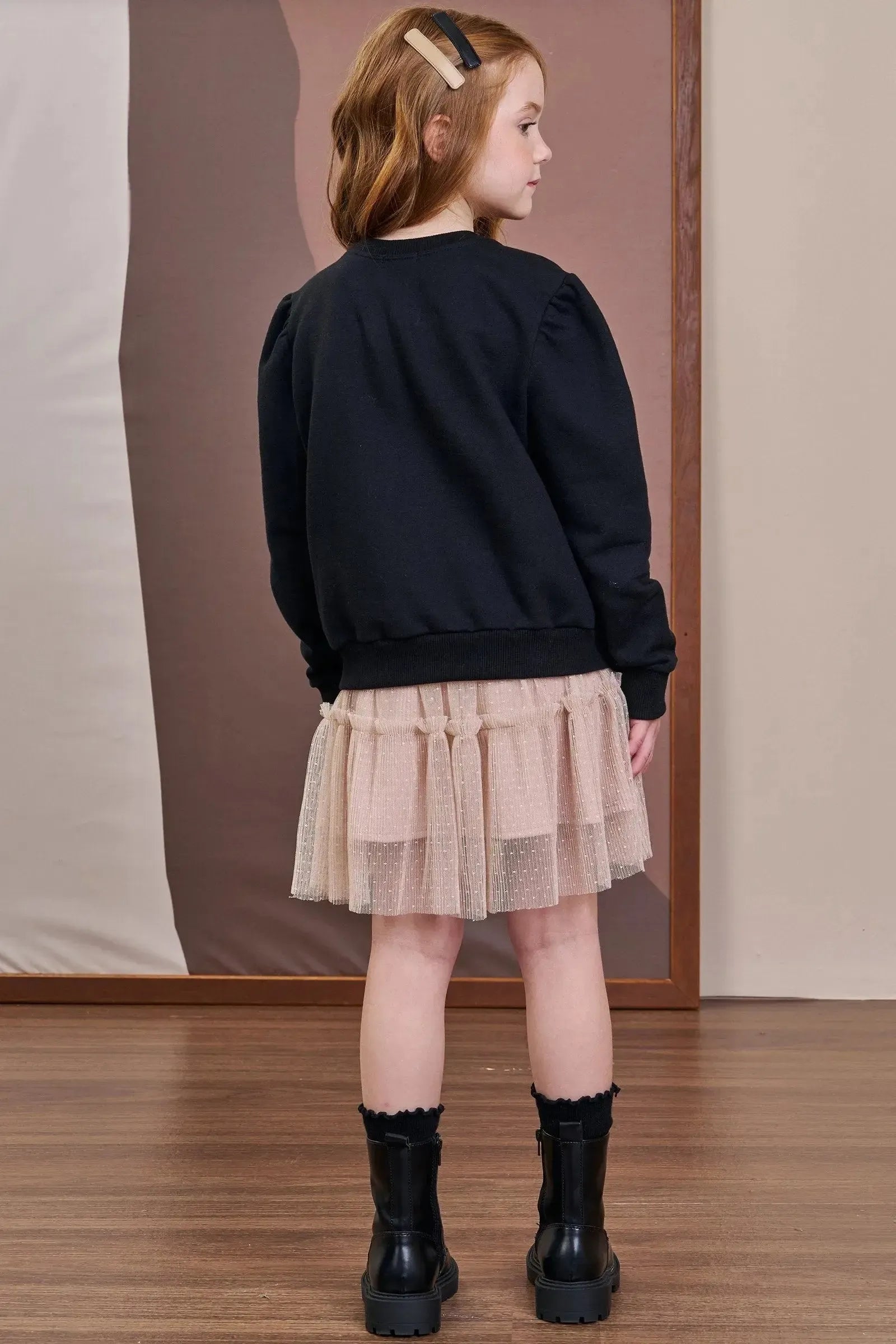 Blusão em Moletom com Pelúcia 92173 Infanti Infantil Menina