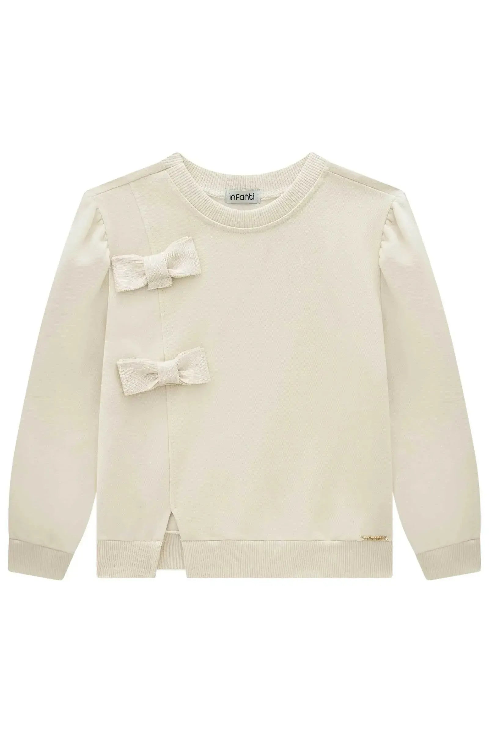 Blusão em Moletom com Pelúcia 92173 Infanti Infantil Menina