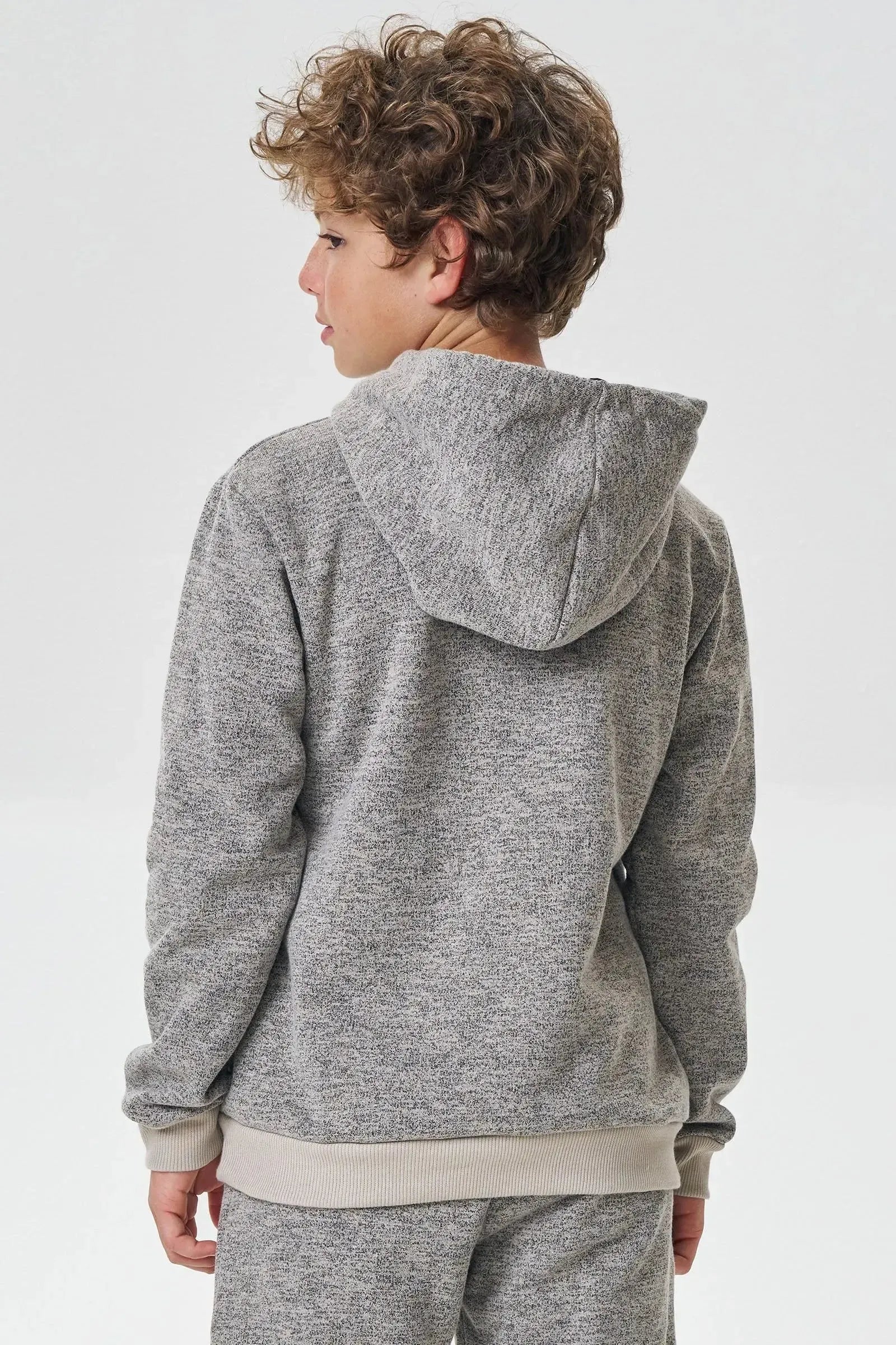 Blusão em Moletom Grécia 3 Cabos com Pelúcia 92622 Johnny Fox Teen Menino