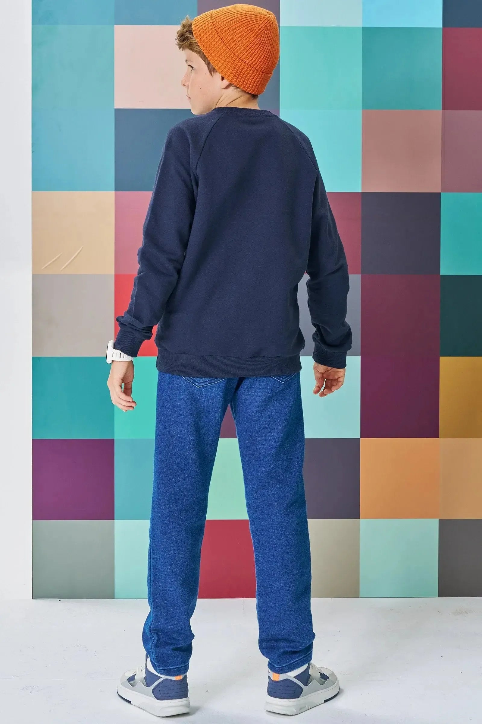 Blusão em Moletom sem Pelúcia 89130 Johnny Fox Teen Menino