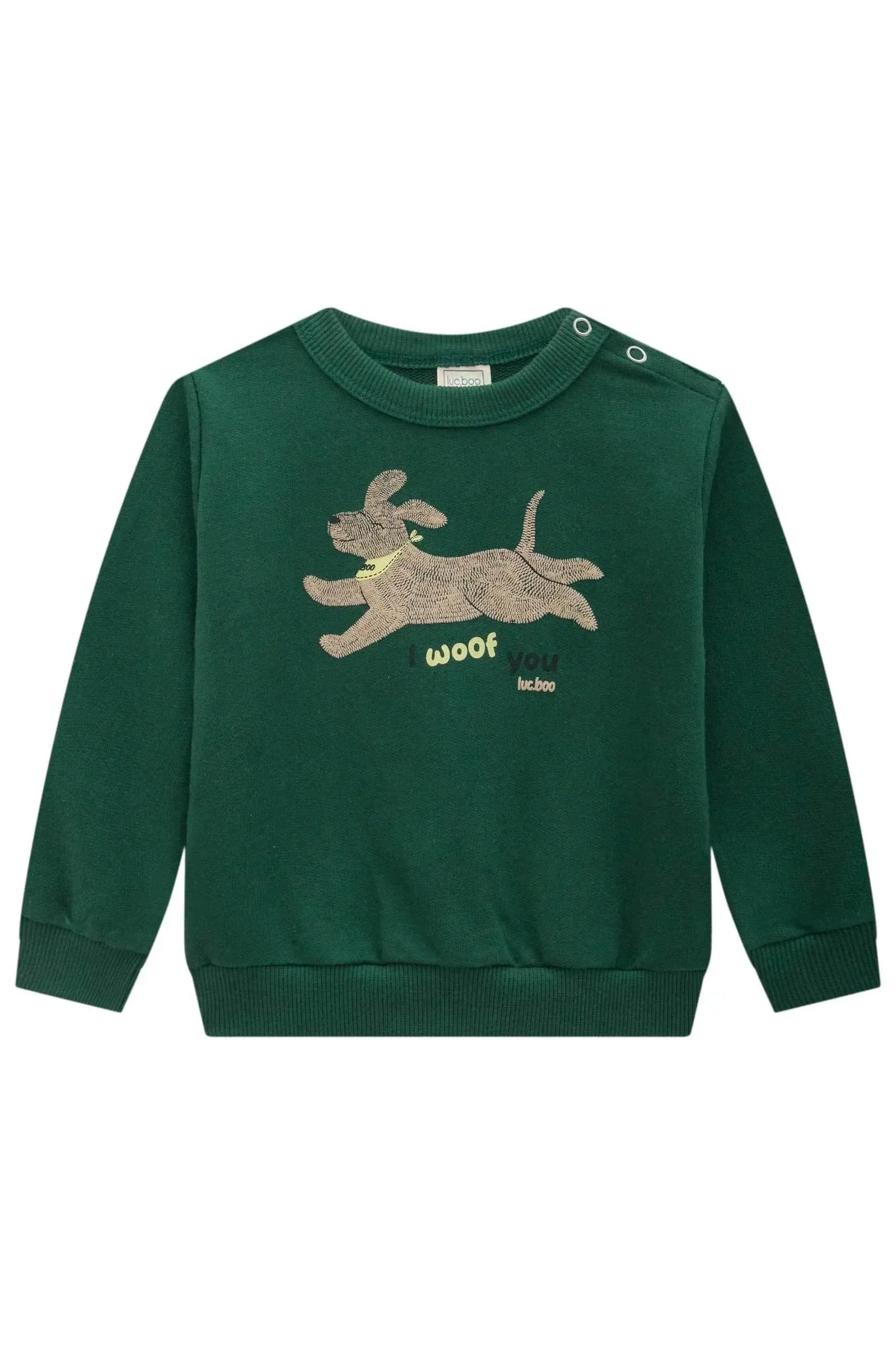 Blusão em Moletom sem Pelúcia 89400 LucBoo Bebê Menino