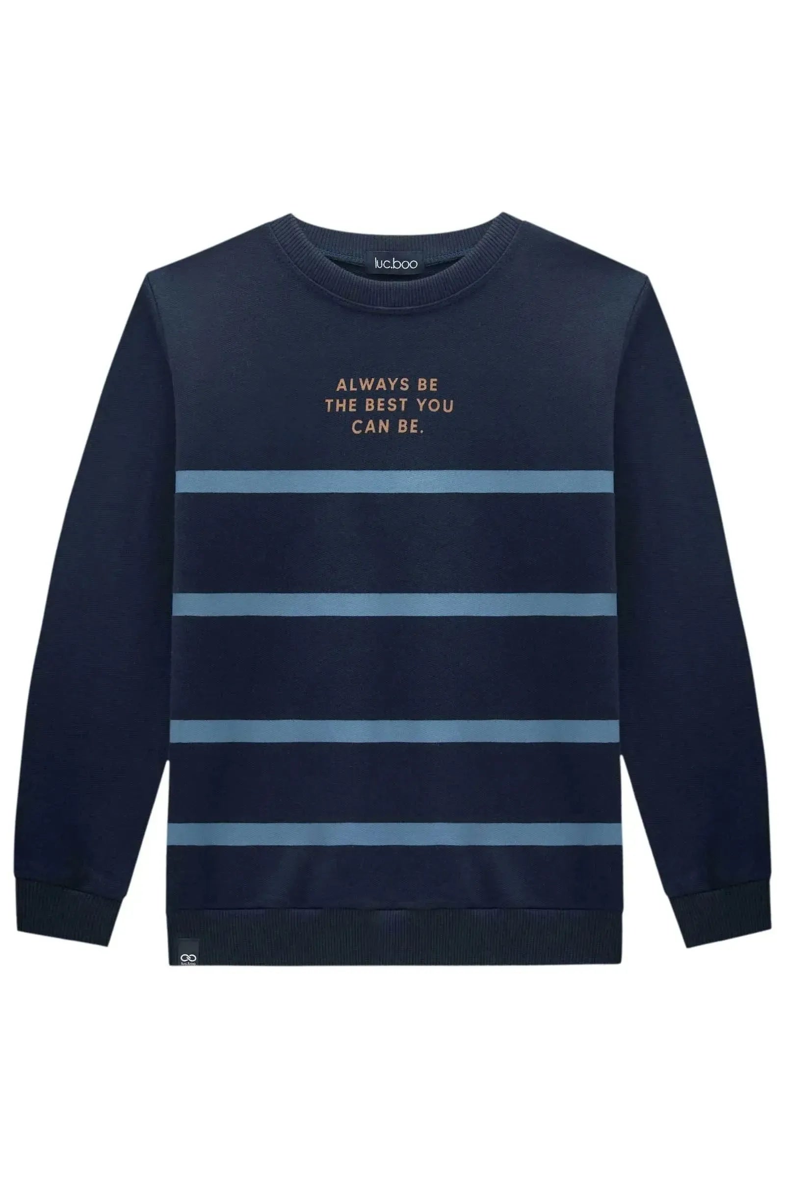 Blusão em Moletom sem Pelúcia 89464 LucBoo Infantil Menino