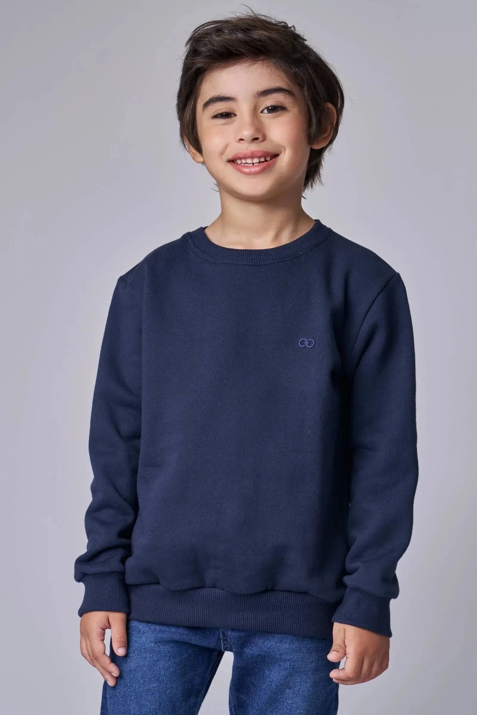 Blusão em Moletom sem Pelúcia 92945 LucBoo Infantil Menino