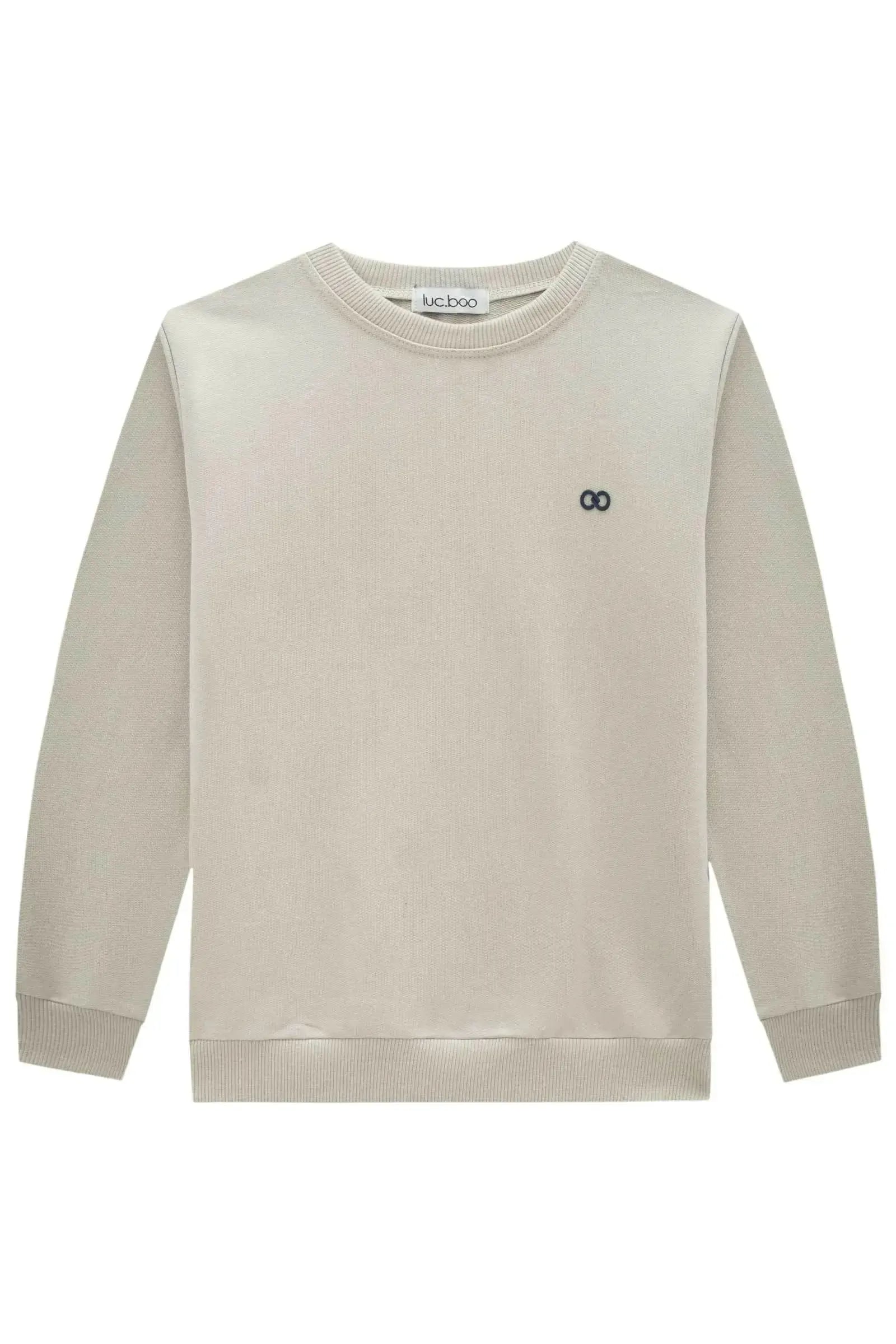 Blusão em Moletom sem Pelúcia 92945 LucBoo Infantil Menino