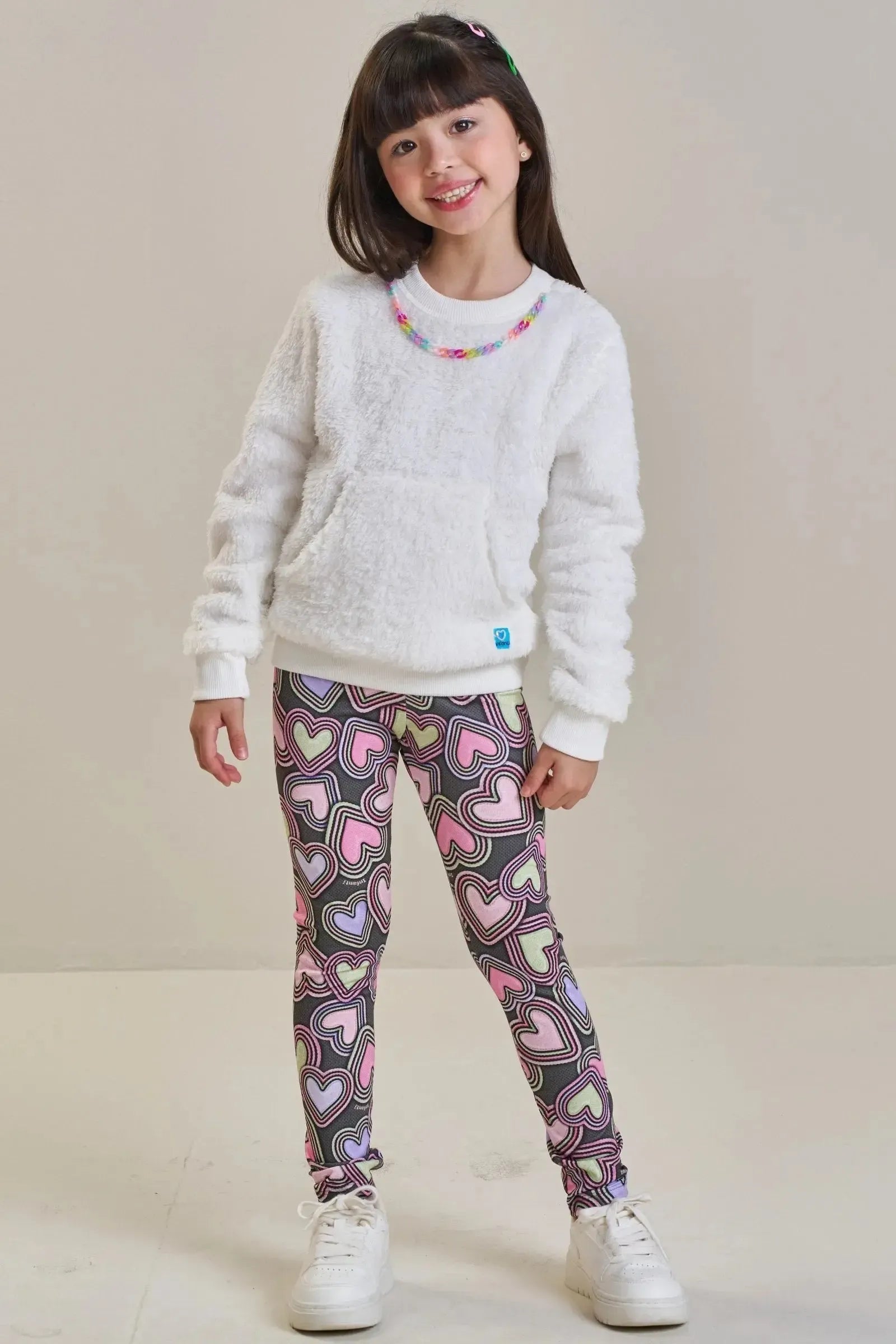 Blusão em Pelo Carneirinho 91818 Infanti Infantil Menina