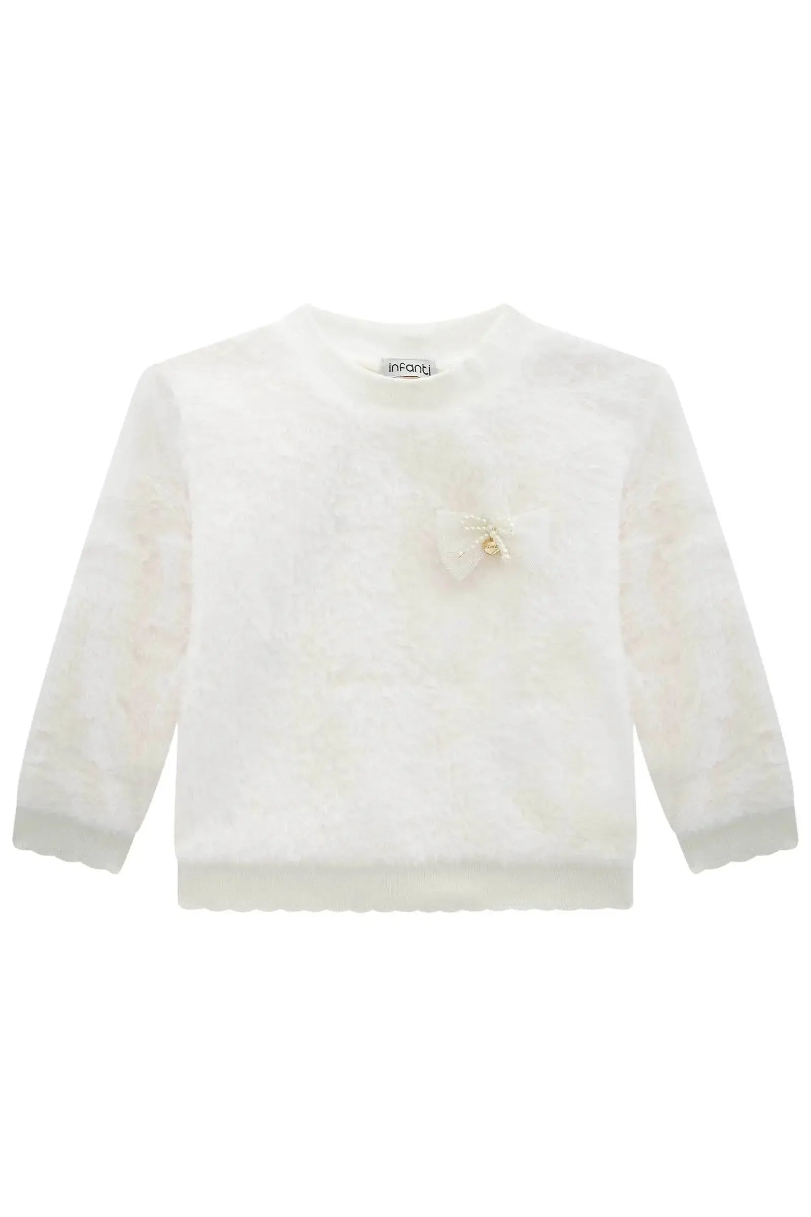 Blusão em Pelo Liso 89815 Infanti Bebê Menina