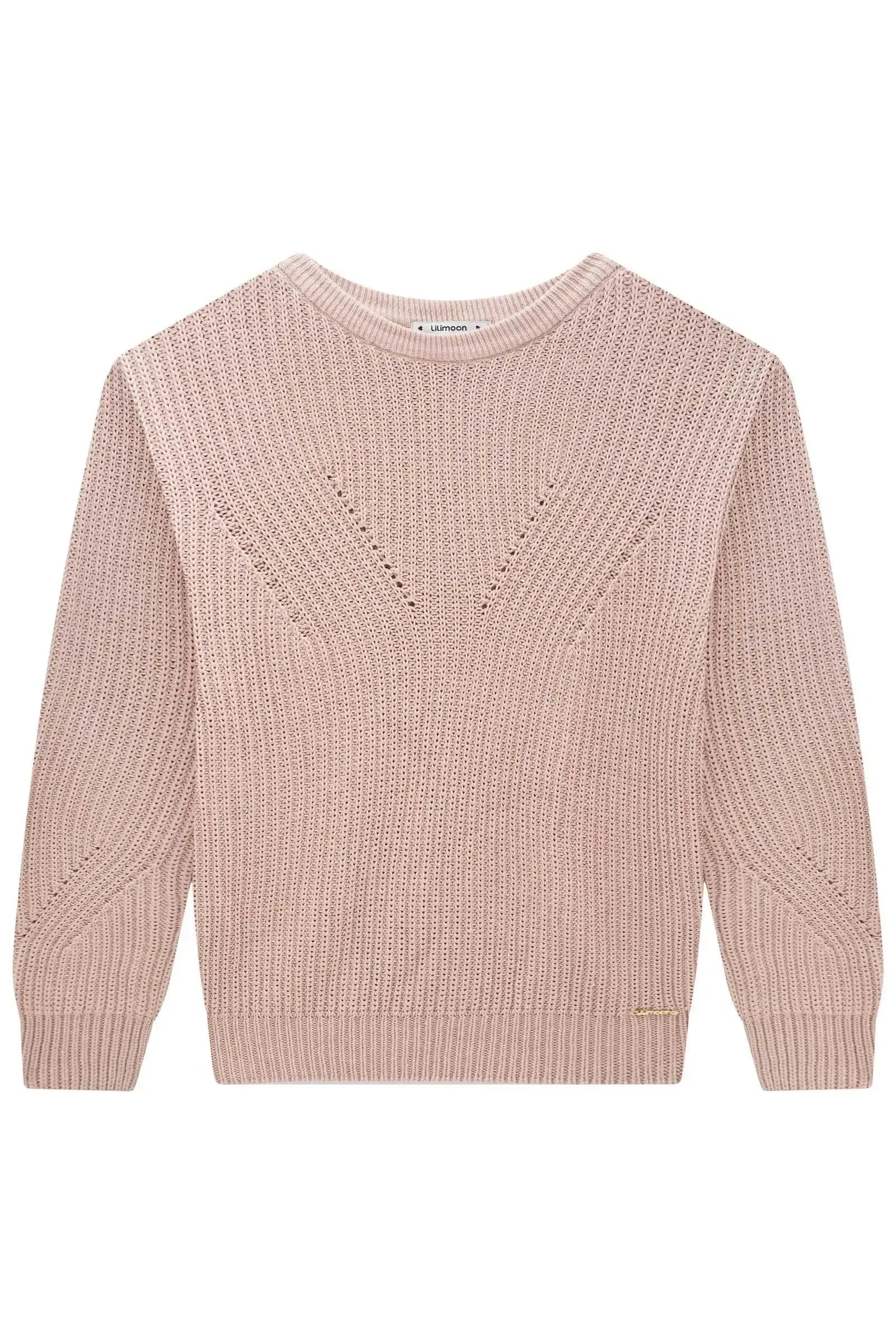 Blusão em Tricô 100% Algodão 86902 Lilimoon Teen Menina