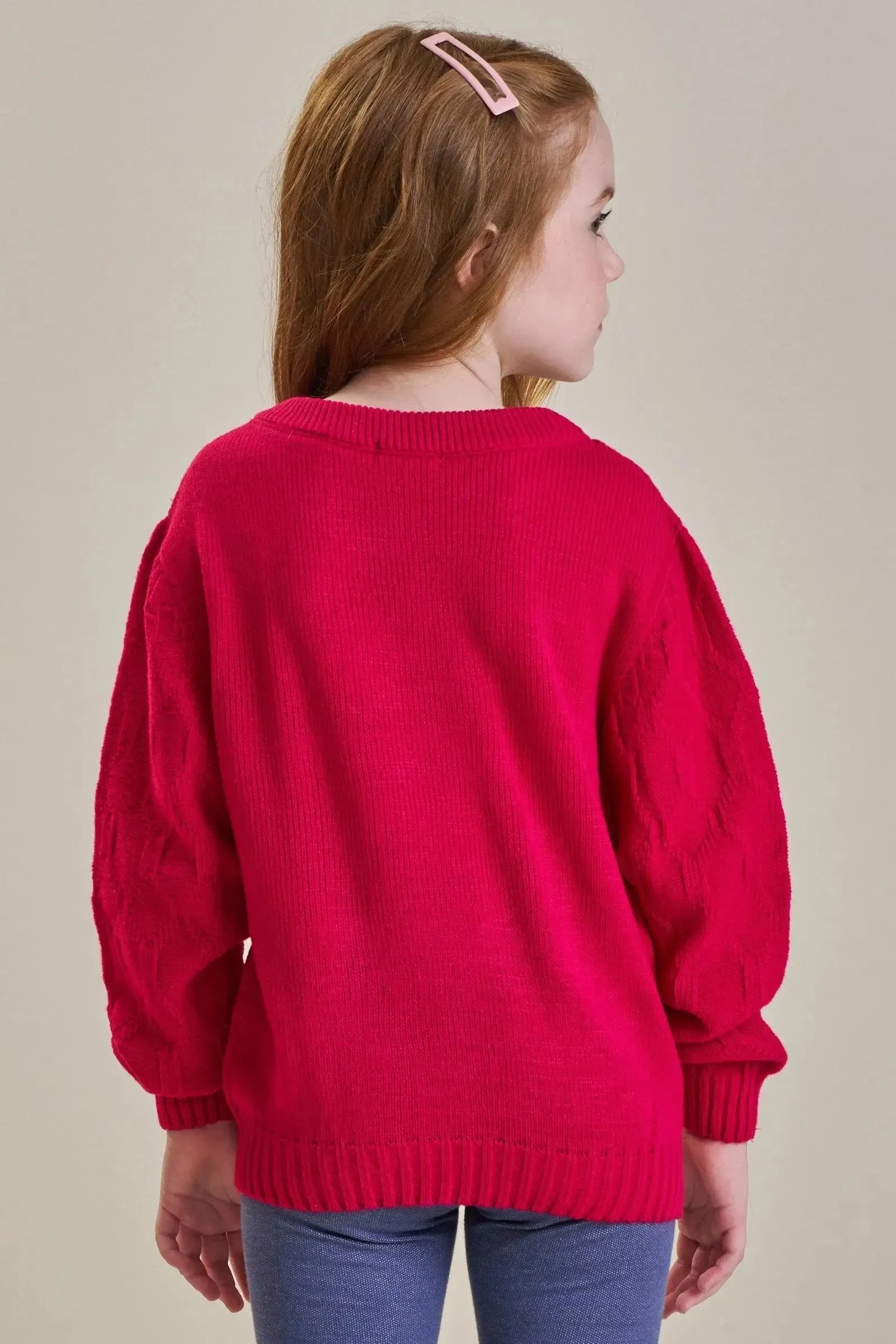 Blusão em Tricot 100% Acrílico 89497 Infanti Infantil Menina