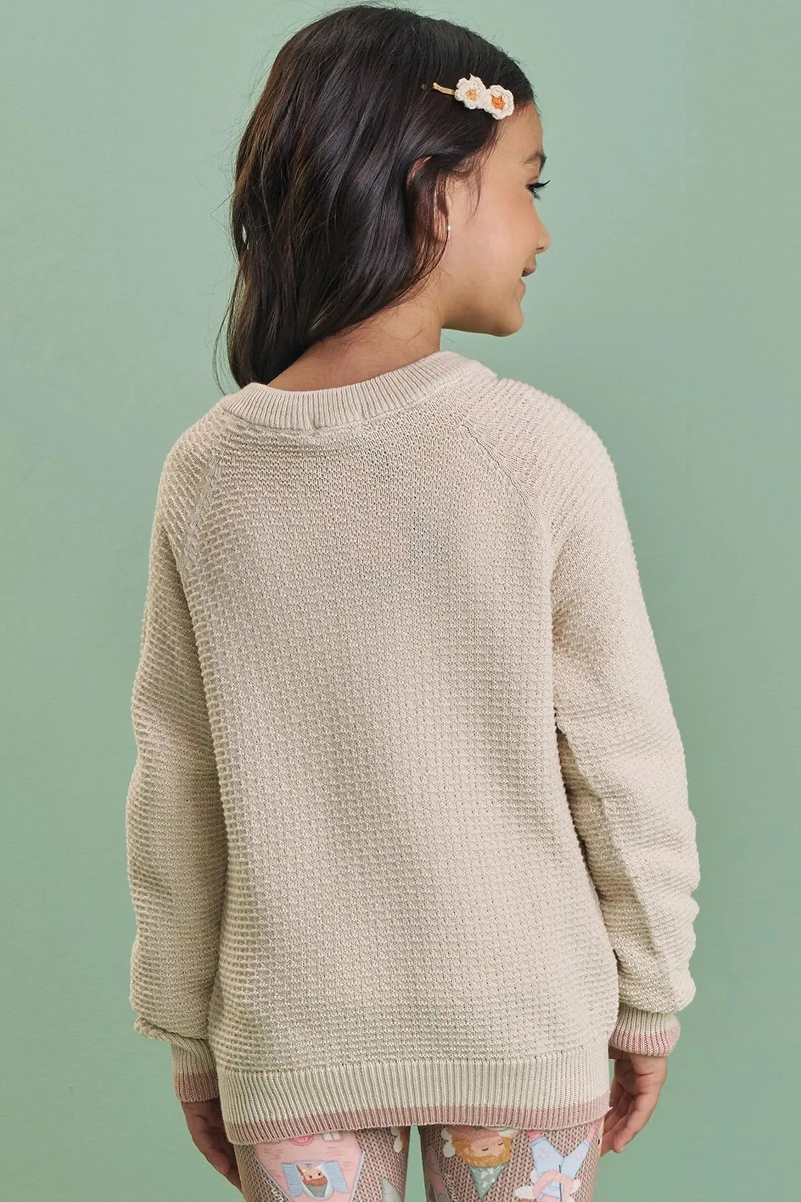 Blusão em Tricot 100% Algodão 87240 Kukiê Infantil Menina