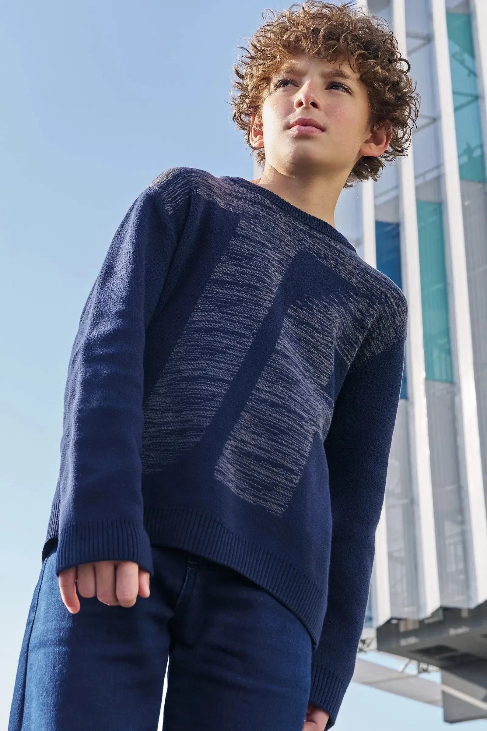 Blusão em Tricot 100% Algodão 87710 Johnny Fox Teen Menino