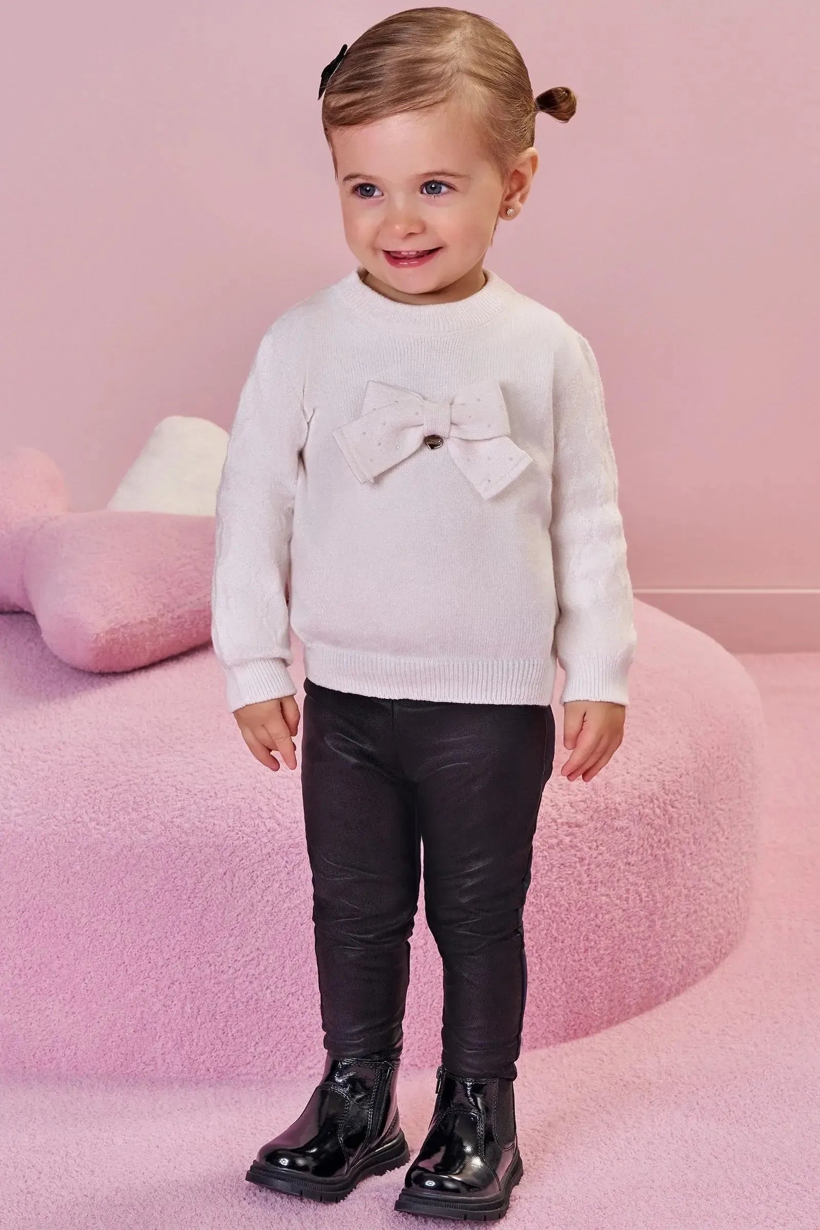 Blusão em Tricot 87535 Infanti Bebê Menina