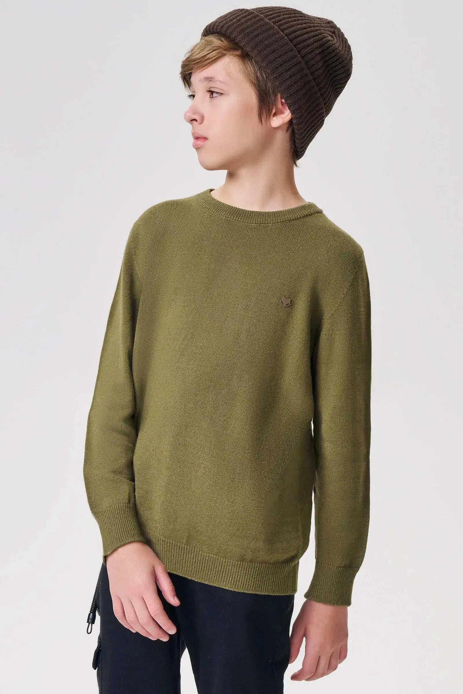 Blusão em Tricot Prime 87709 Johnny Fox Teen Menino