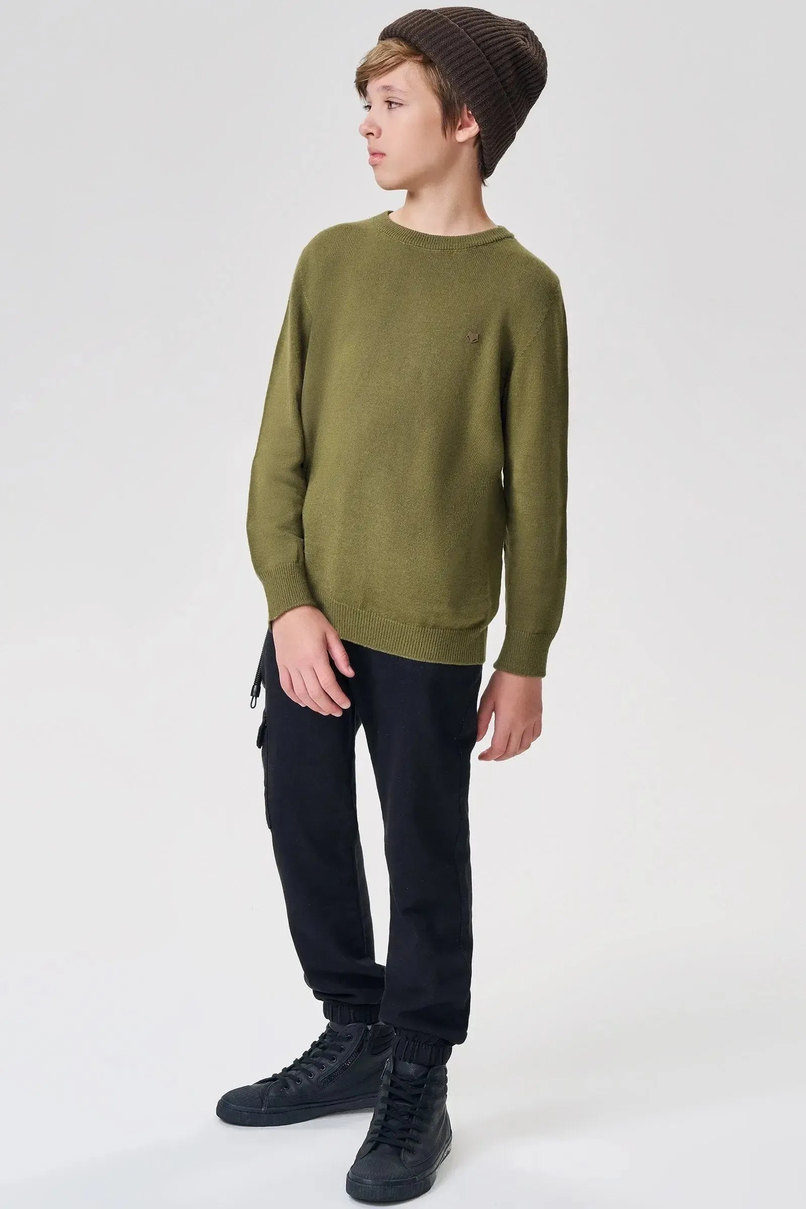 Blusão em Tricot Prime 87709 Johnny Fox Teen Menino