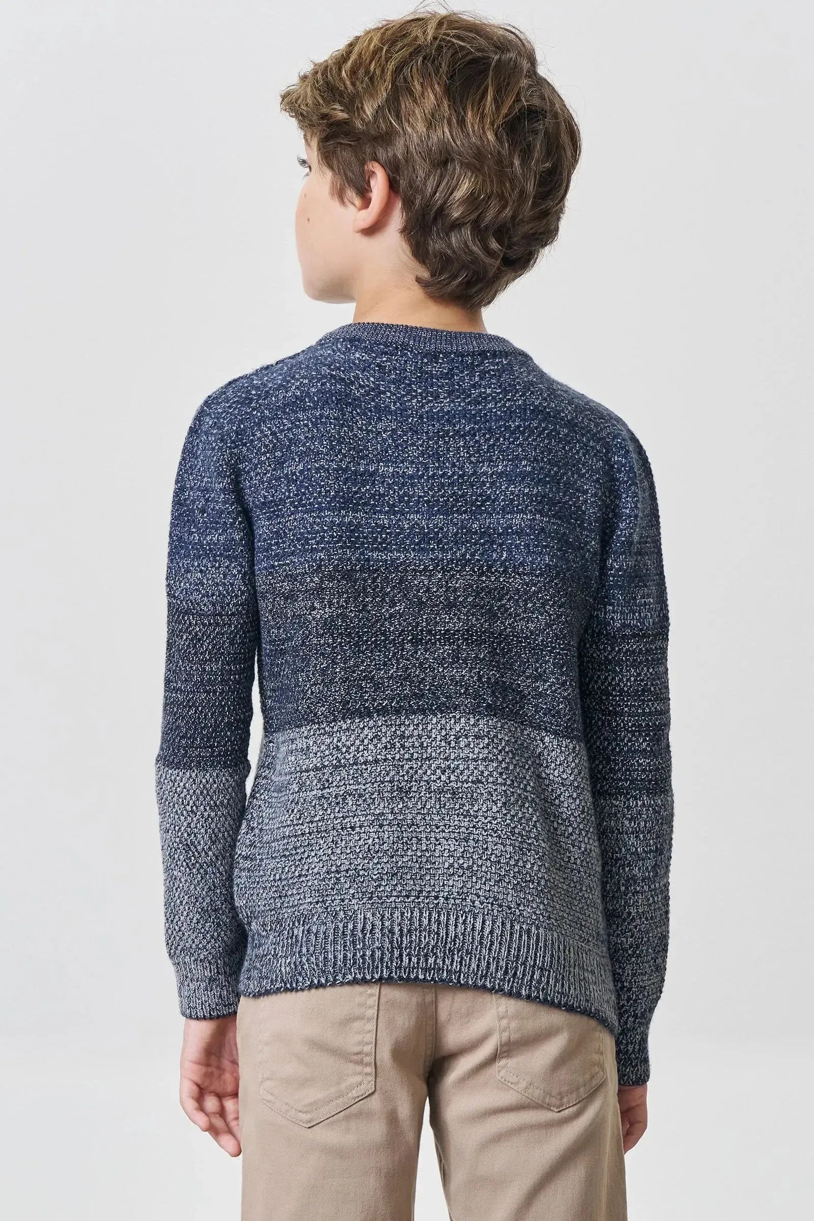 Blusão em Tricot Prime Mesclado 89379 Johnny Fox Teen Menino