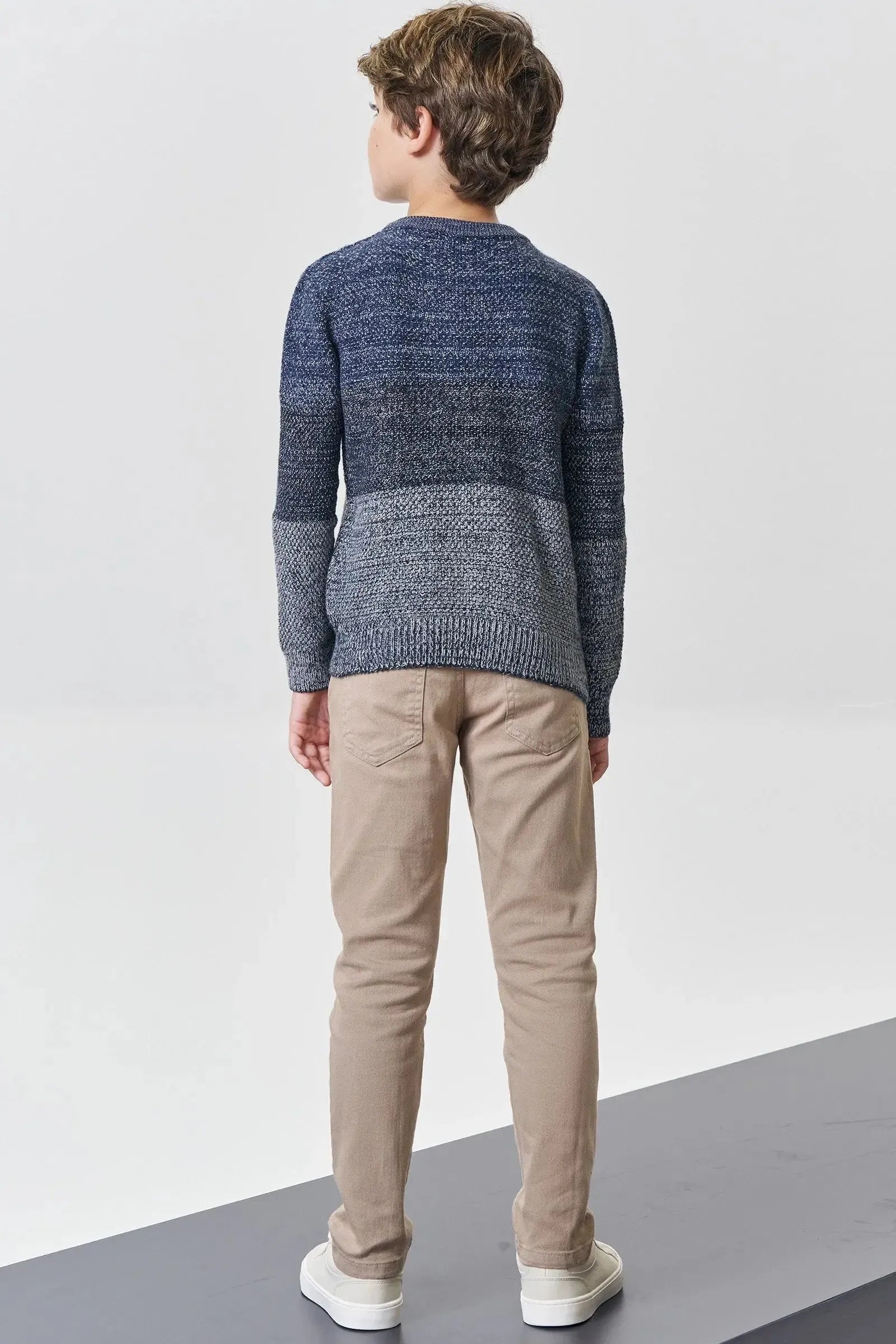 Blusão em Tricot Prime Mesclado 89379 Johnny Fox Teen Menino