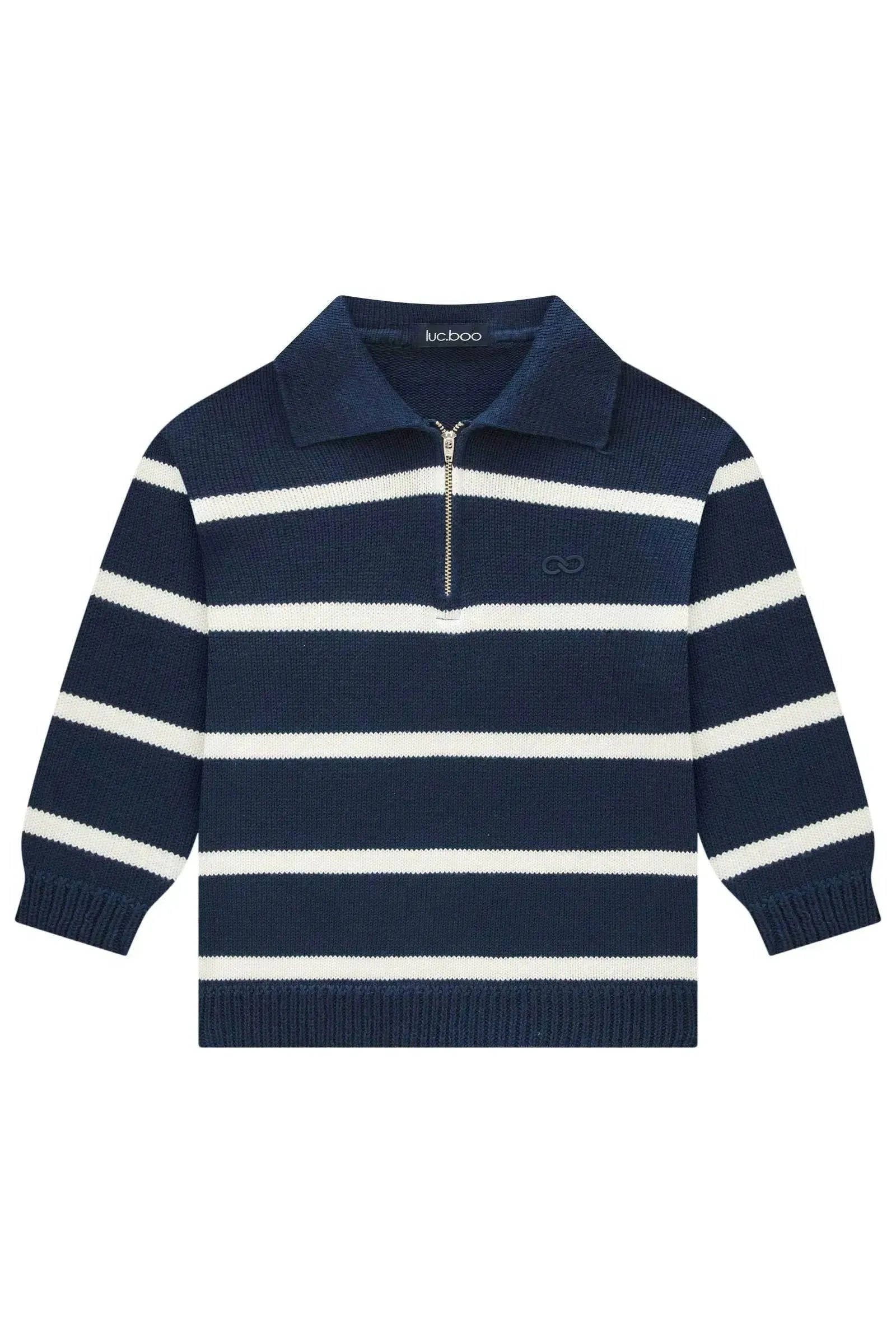 Blusão Polo em Tricot 100% Algodão 87160 LucBoo Infantil Menino