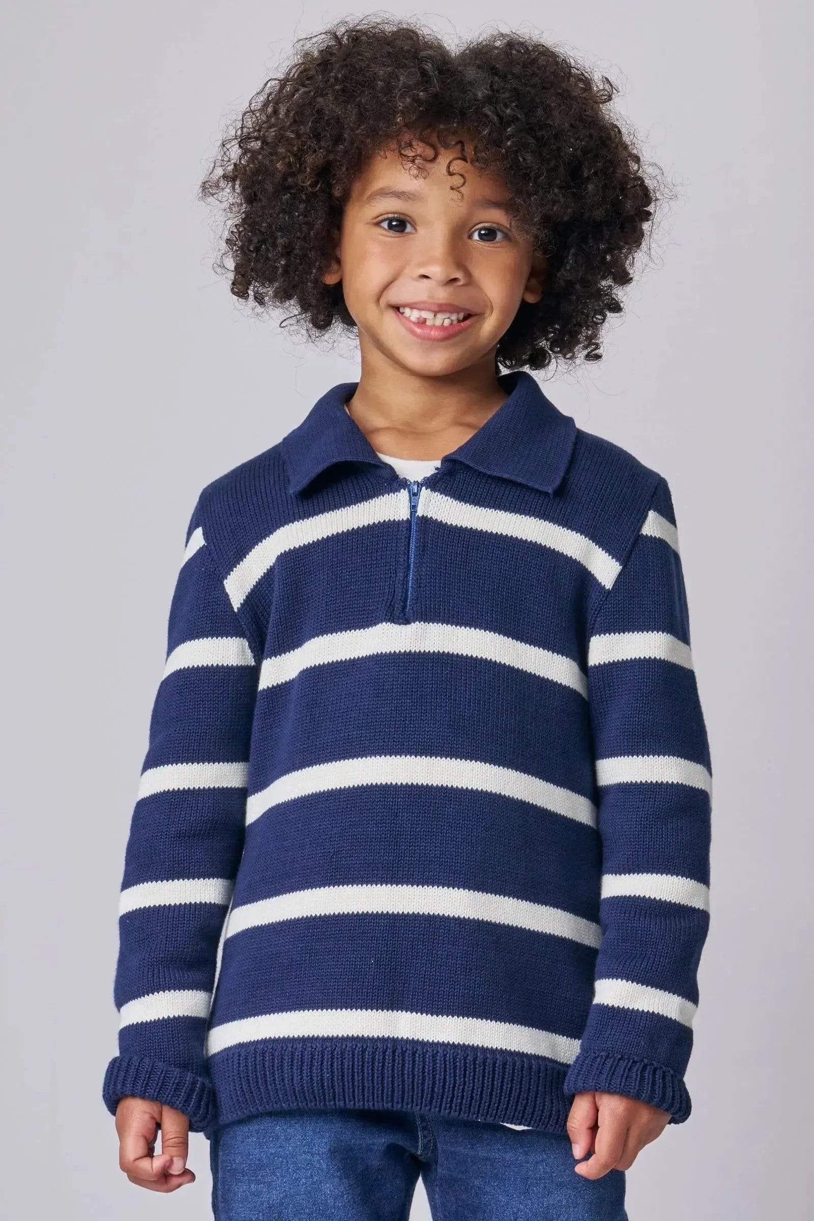 Blusão Polo em Tricot 100% Algodão 87160 LucBoo Infantil Menino