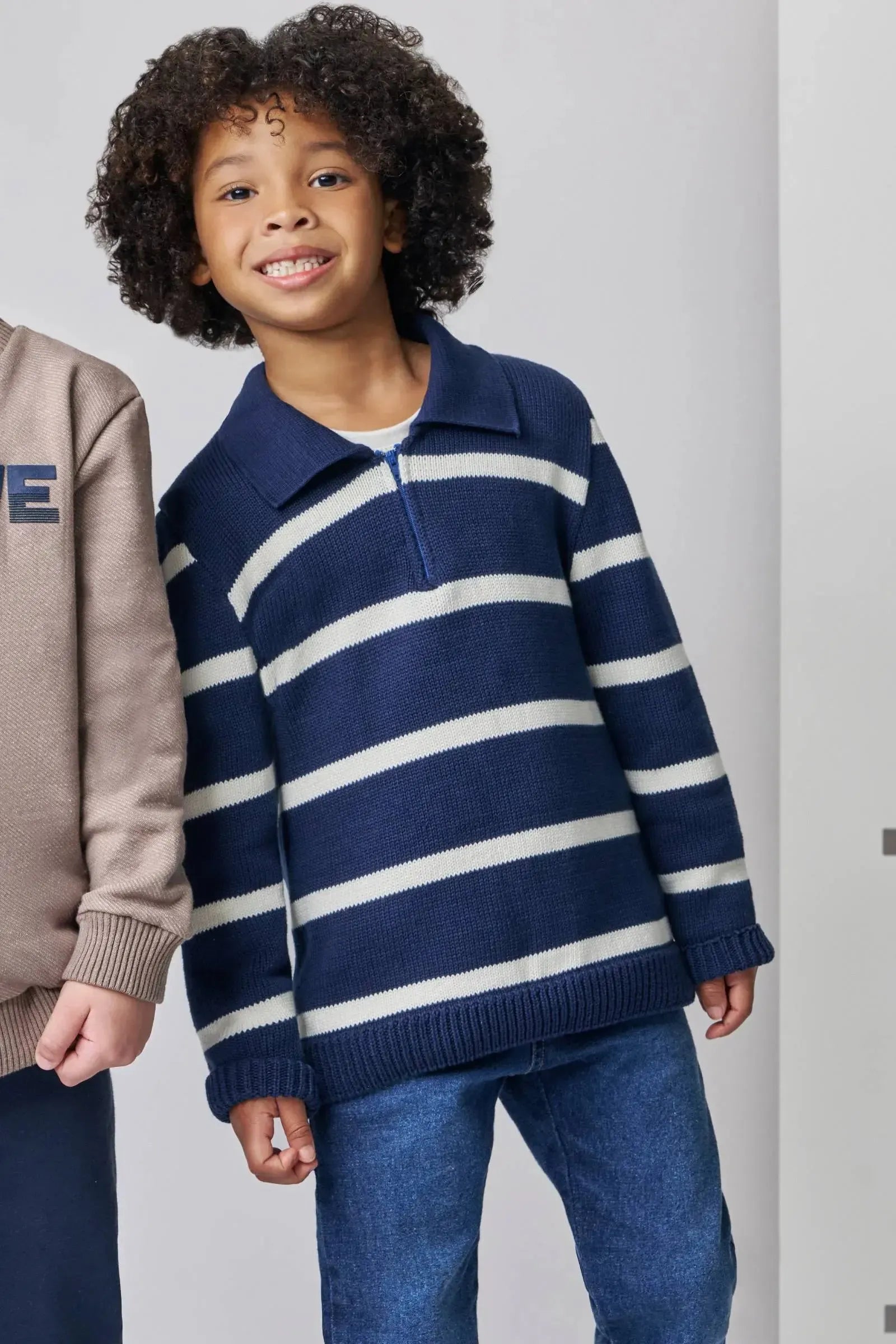 Blusão Polo em Tricot 100% Algodão 87160 LucBoo Infantil Menino
