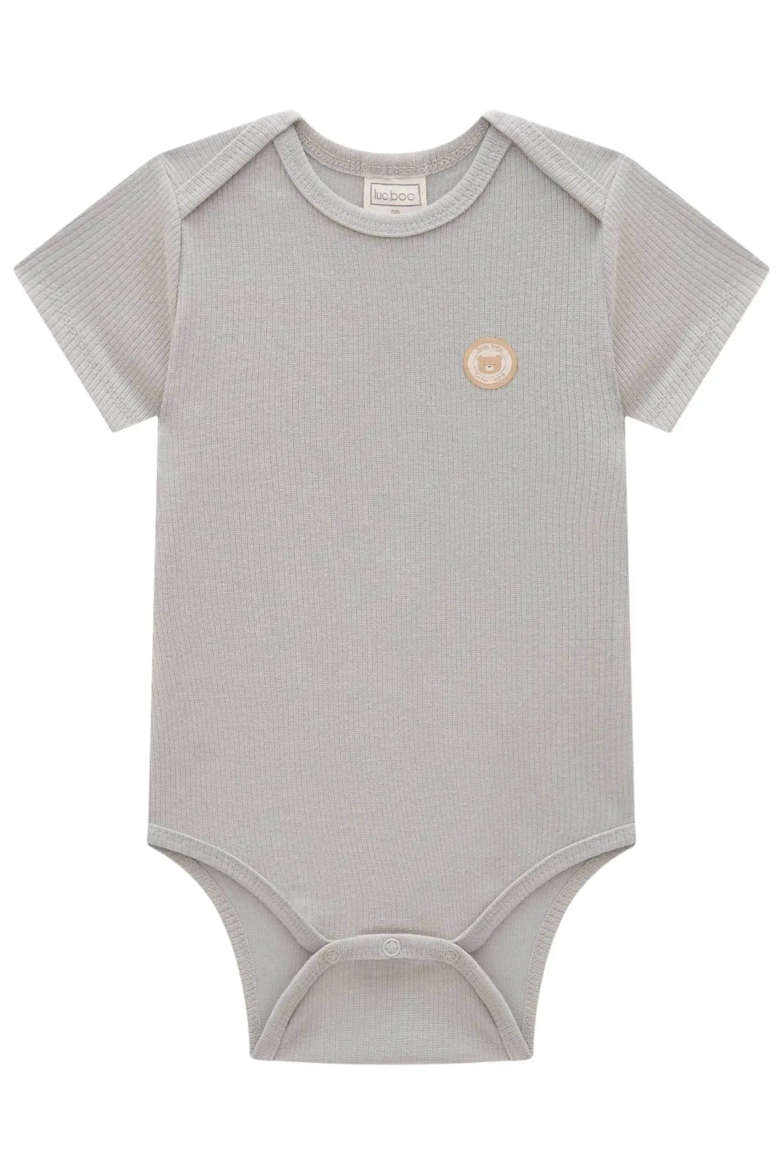 Body em Canelado Liz 84291 LucBoo Bebê Menino