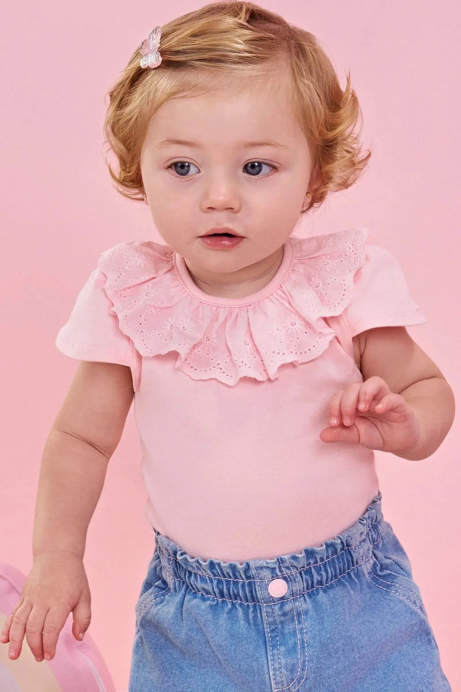 Body em Cotton 83413 Infanti Bebê Menina
