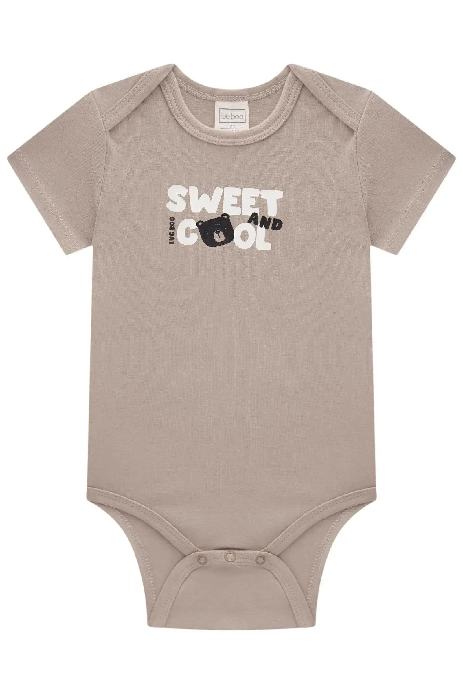 Body em Cotton 84466 LucBoo Bebê Menino