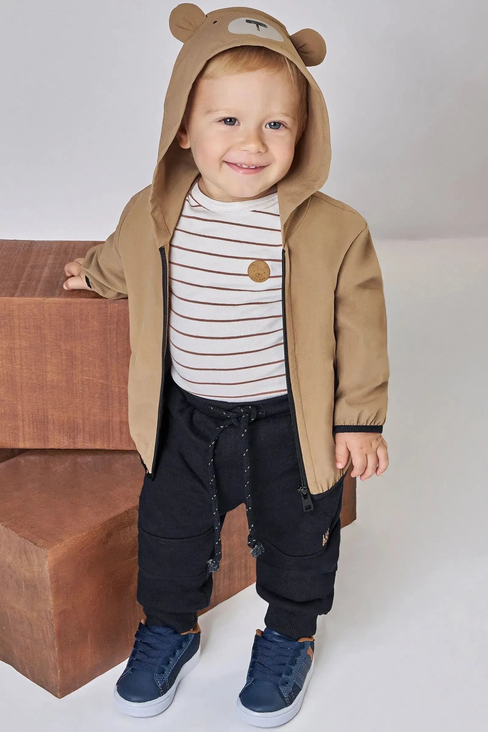 Body em Cotton 89401 LucBoo Bebê Menino