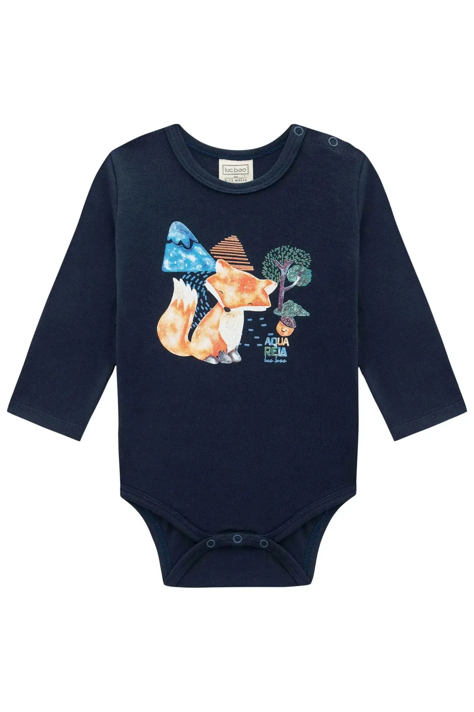 Body em Cotton 91654 LucBoo Bebê Menino