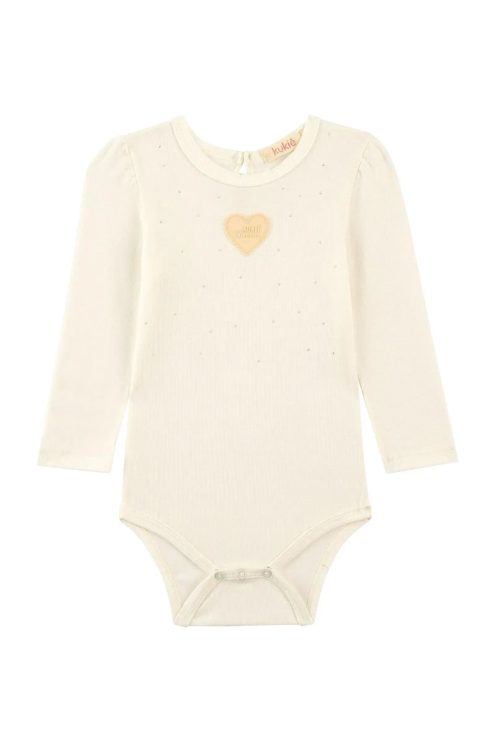 Body em Cotton 92008 Kukiê Bebê Menina