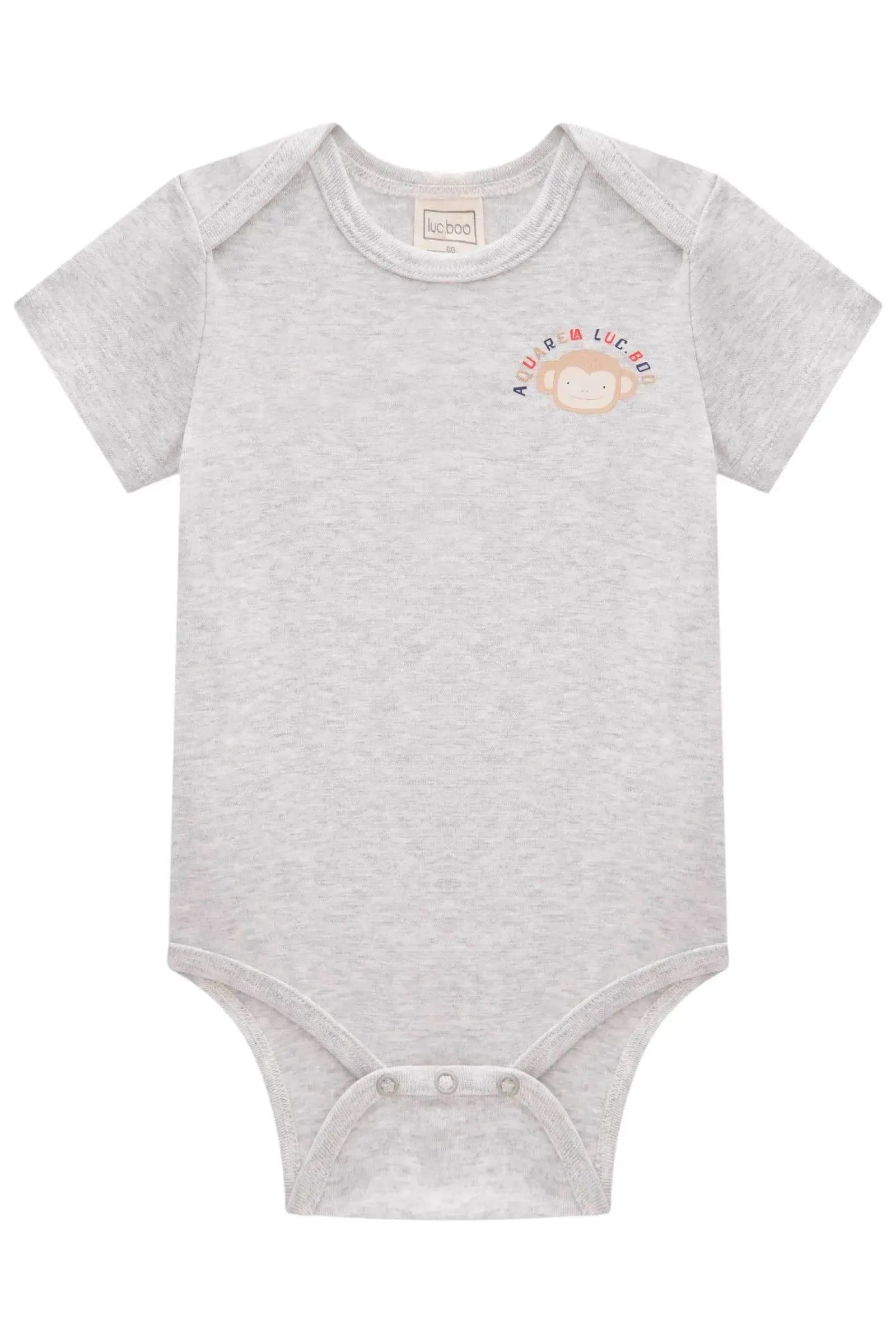 Body em Ribana 1x1 84465 LucBoo Bebê Menino