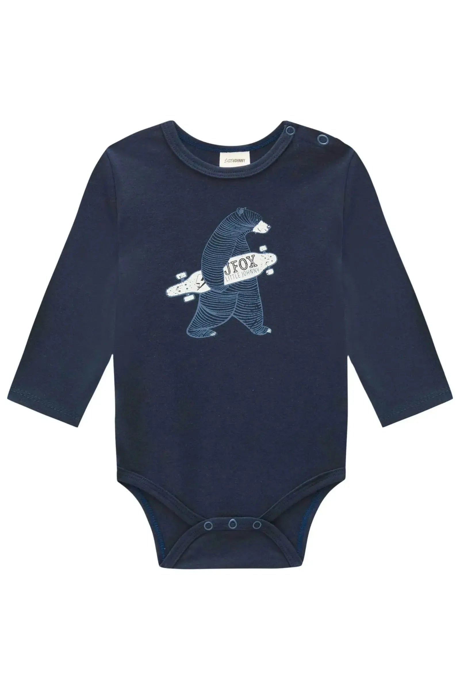 Body em Suedine 91954 Johnny Fox Bebê Menino