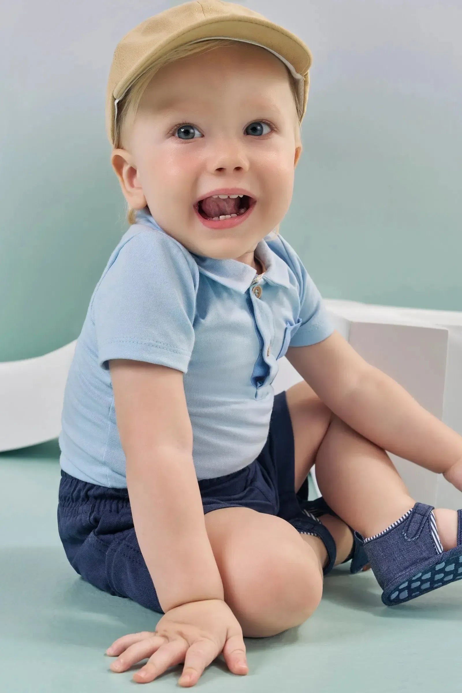 Body Polo em Cotton 87307 LucBoo Bebê Menino