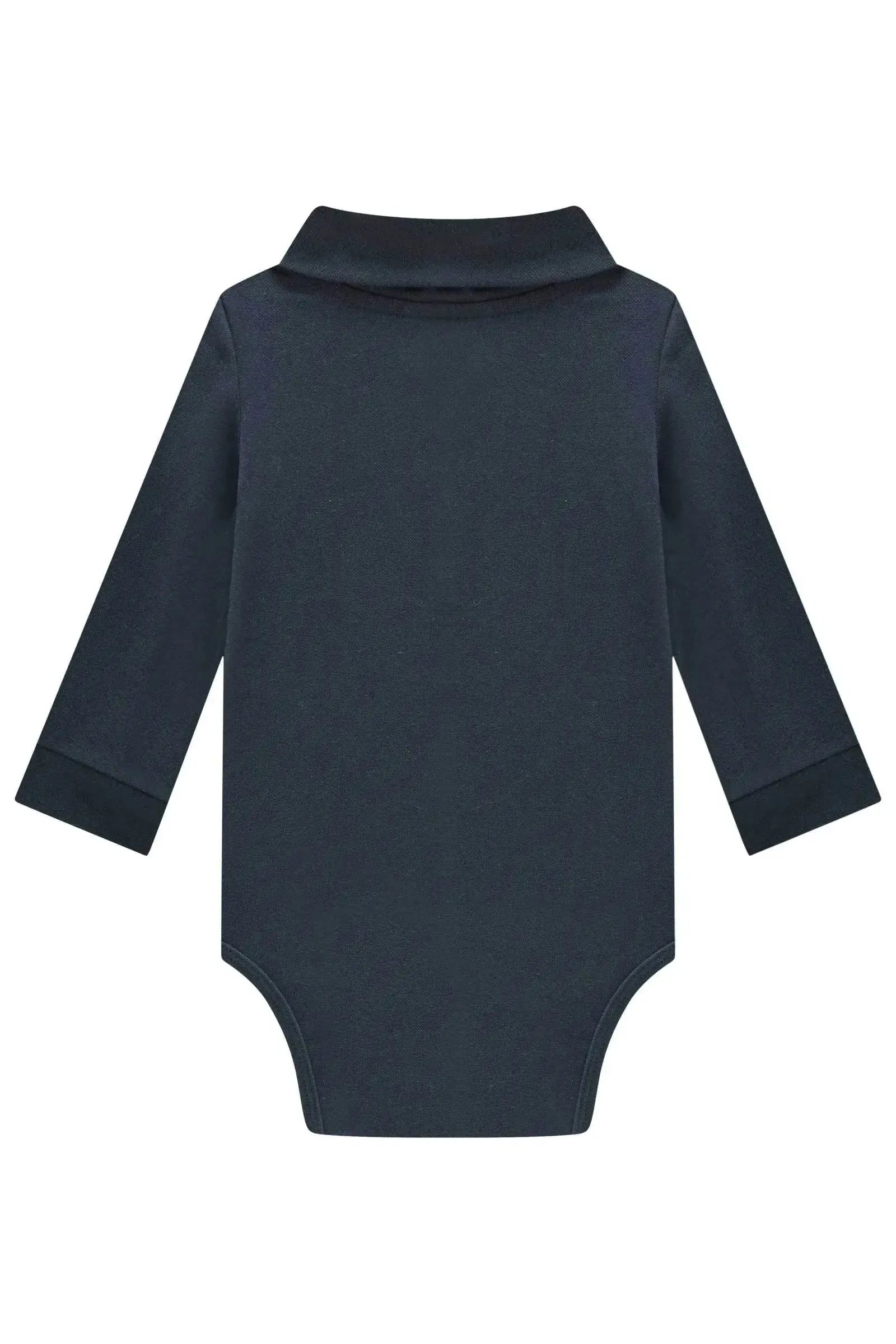 Body Polo em Piquet com Elastano 89402 LucBoo Bebê Menino