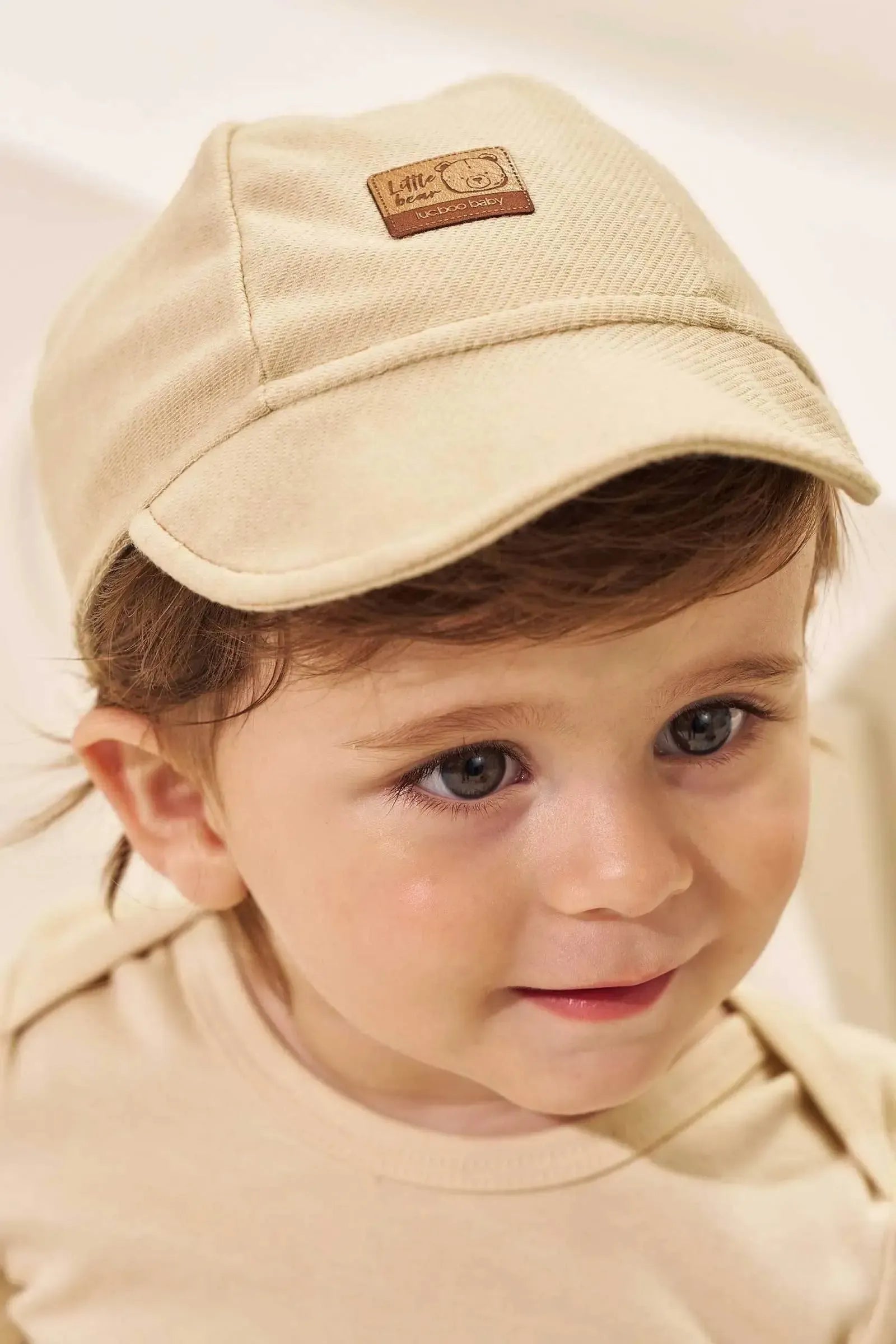 Boné em Cotton Jeans com Elastano 95050 LucBoo Bebê Menino