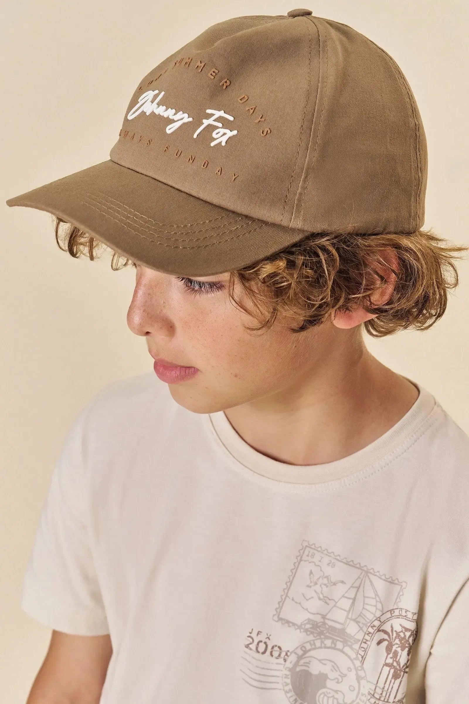 Boné em Sarja Aba Curvada 83325 Johnny Fox Teen Menino