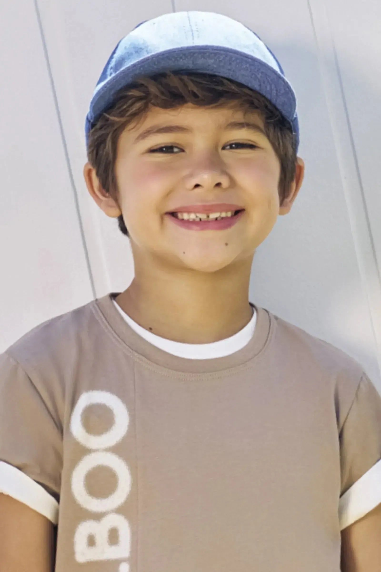 Boné em Tecido Eco Stretch com Elastano 82970 LucBoo Infantil Menino