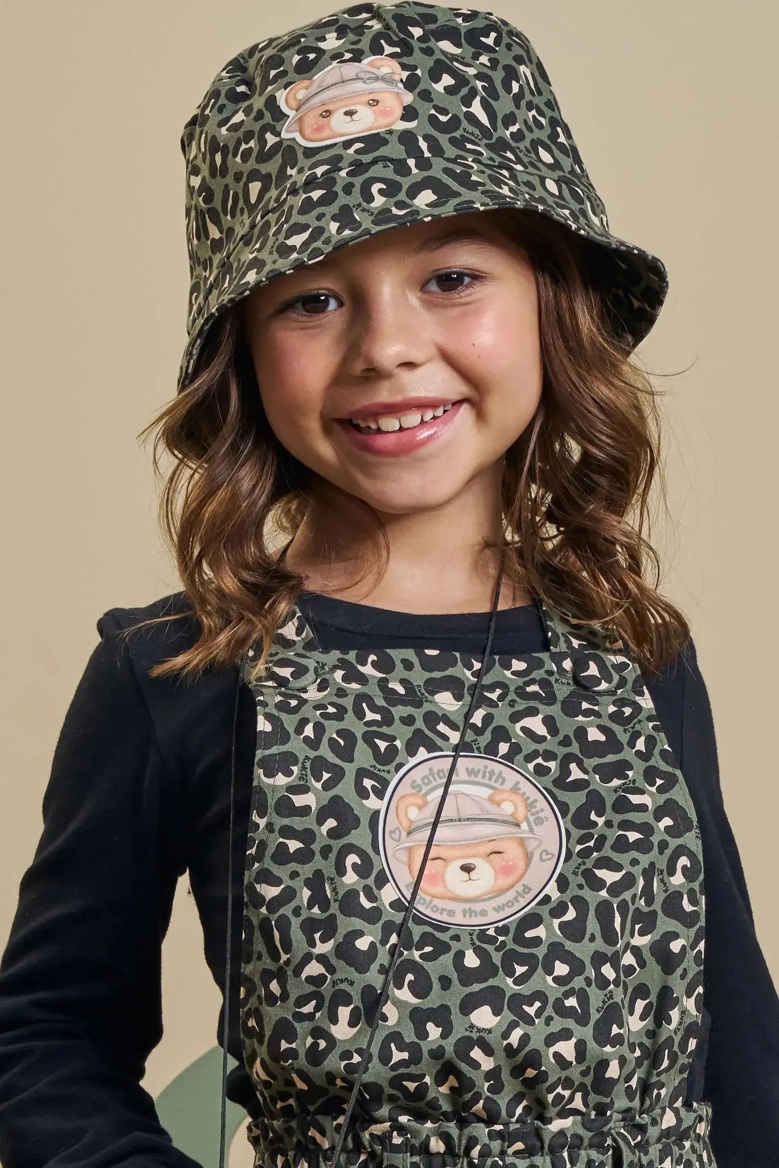 Bucket em Sarja com Elastano 90590 Kukiê Infantil Menina