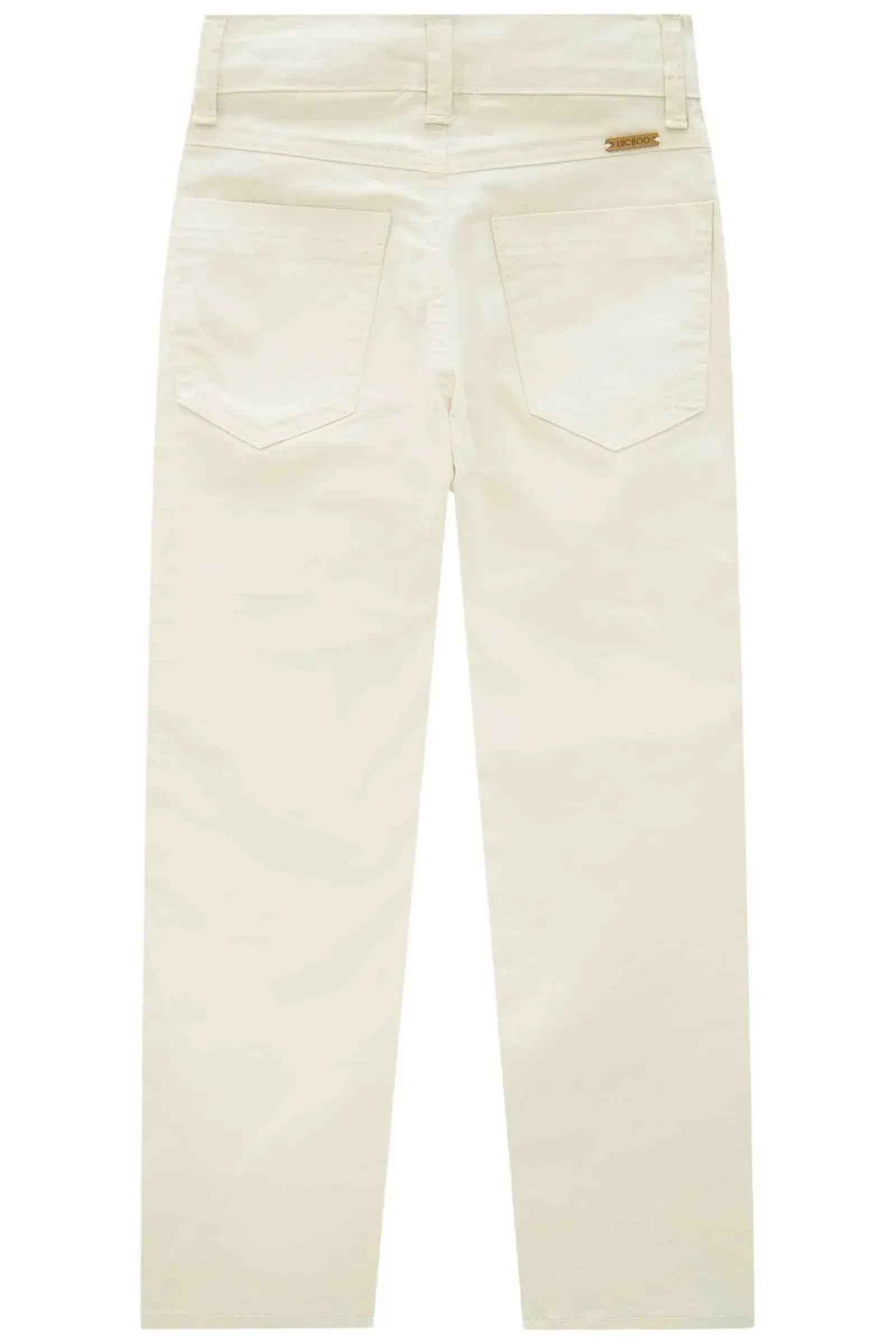 Calça Comfy em Sarja Caribe com Elastano 88886 LucBoo Infantil Menino