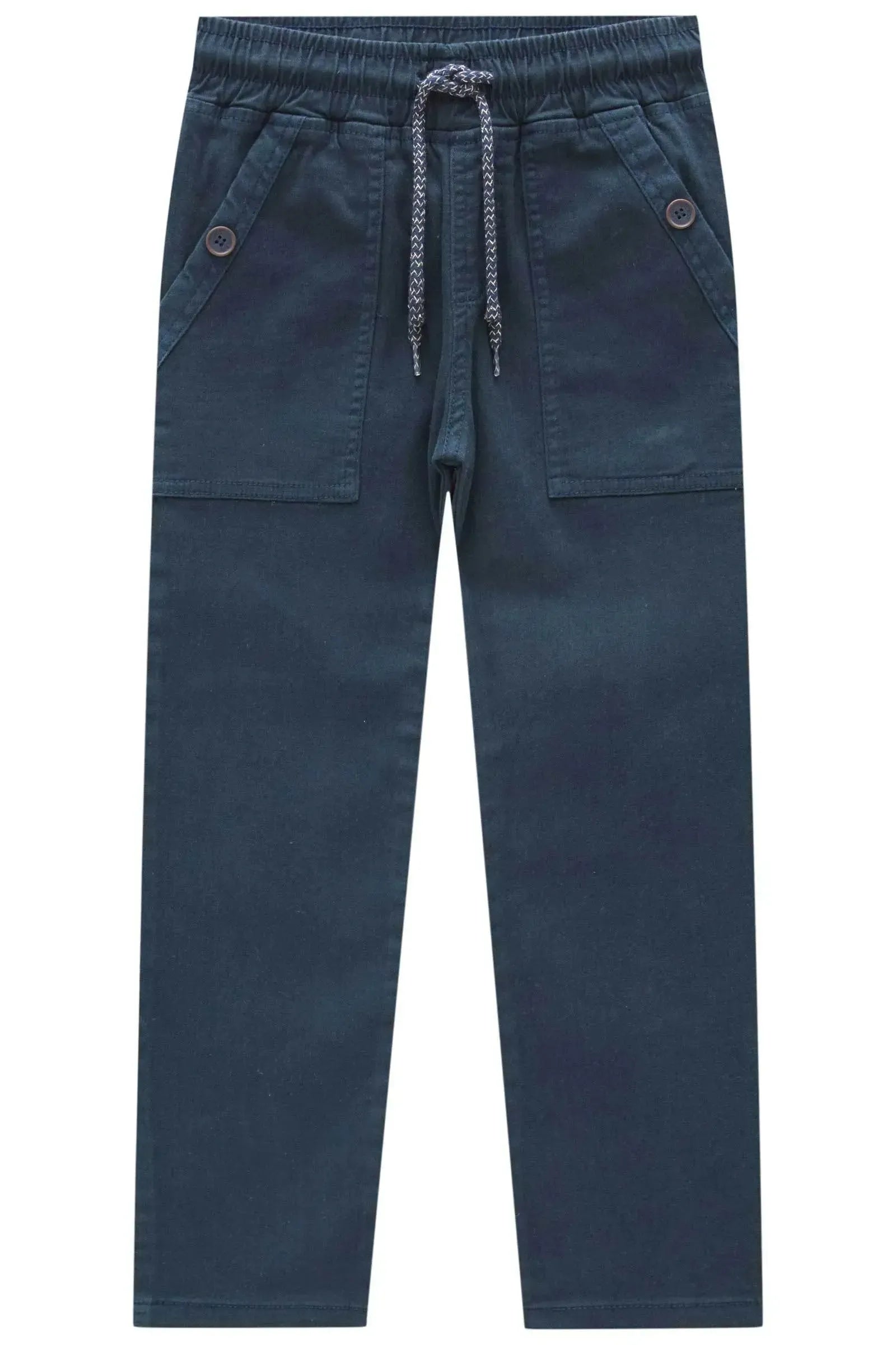 Calça Comfy em Sarja Stretch com Elastano 89998 LucBoo Infantil Menino