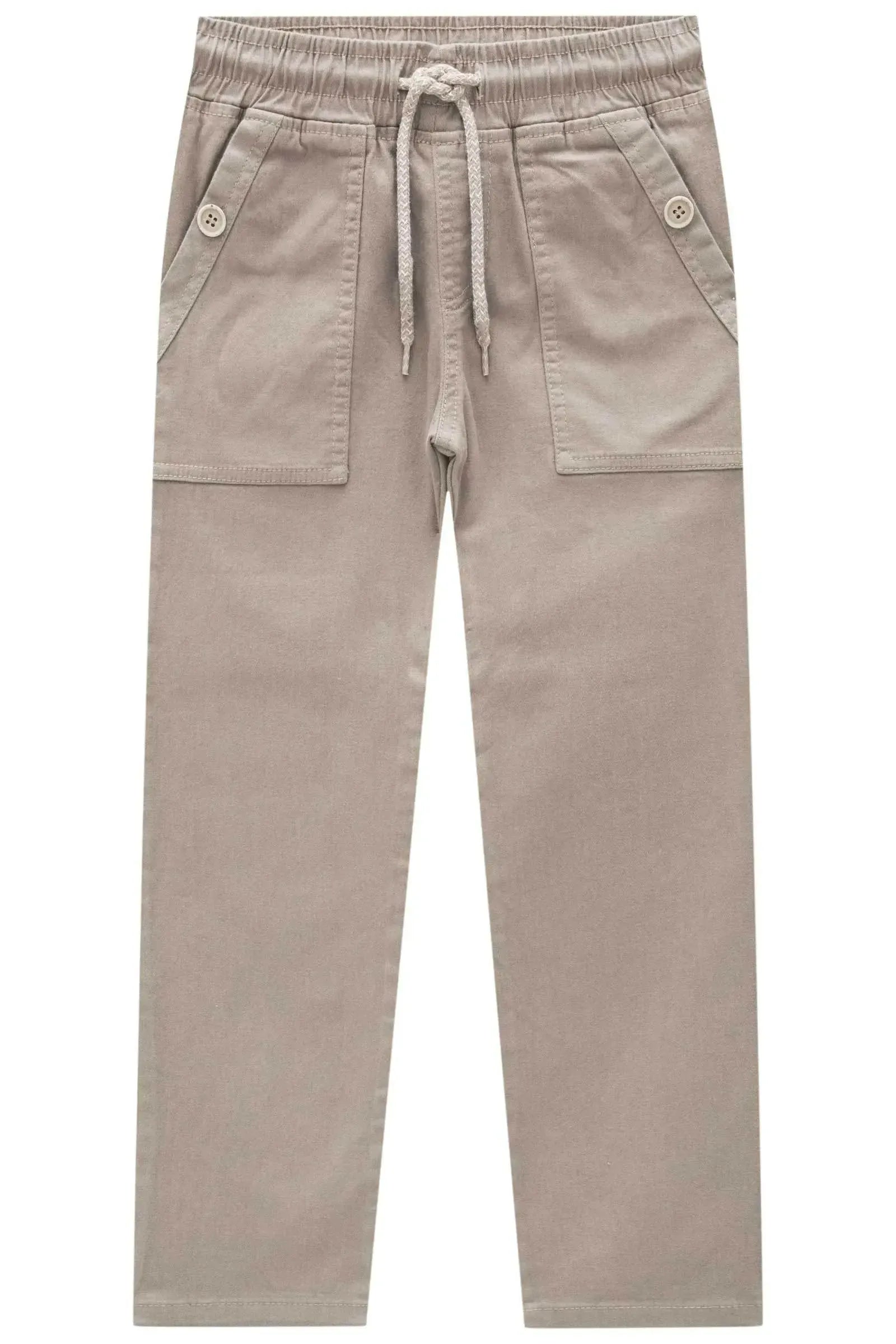 Calça Comfy em Sarja Stretch com Elastano 89998 LucBoo Infantil Menino
