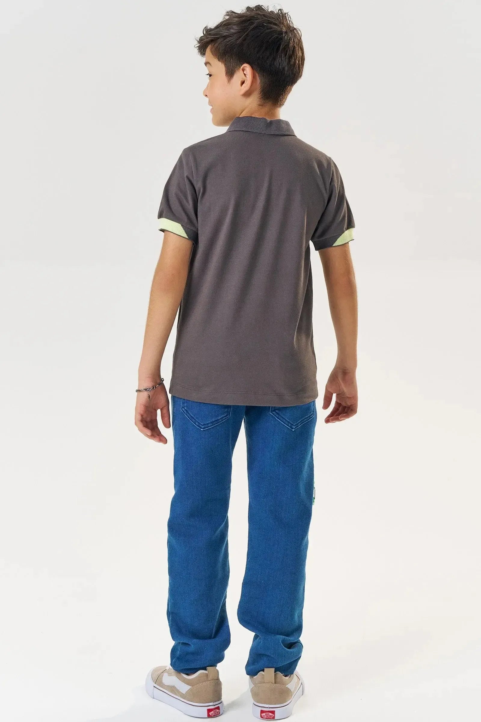 Calça em Jeans Street com Elastano 83801 Johnny Fox Teen Menino