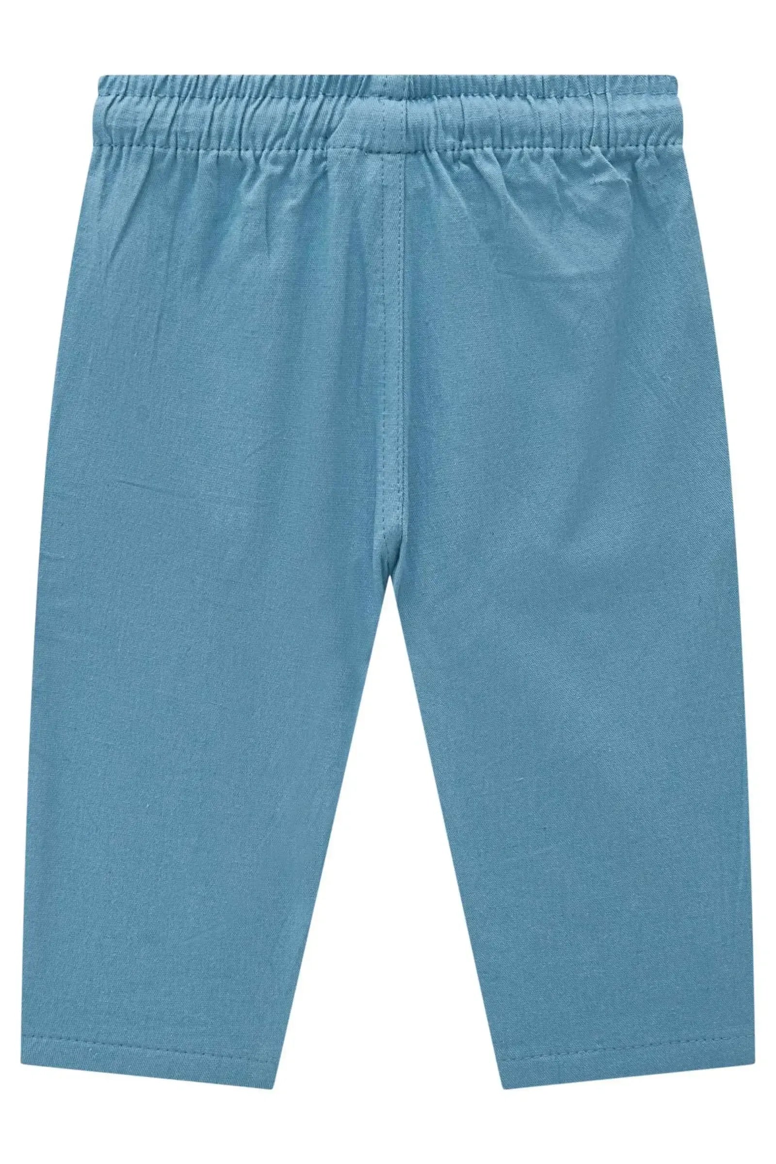 Calça em Linho Santorine com Elastano 84273 Johnny Fox Bebê Menino