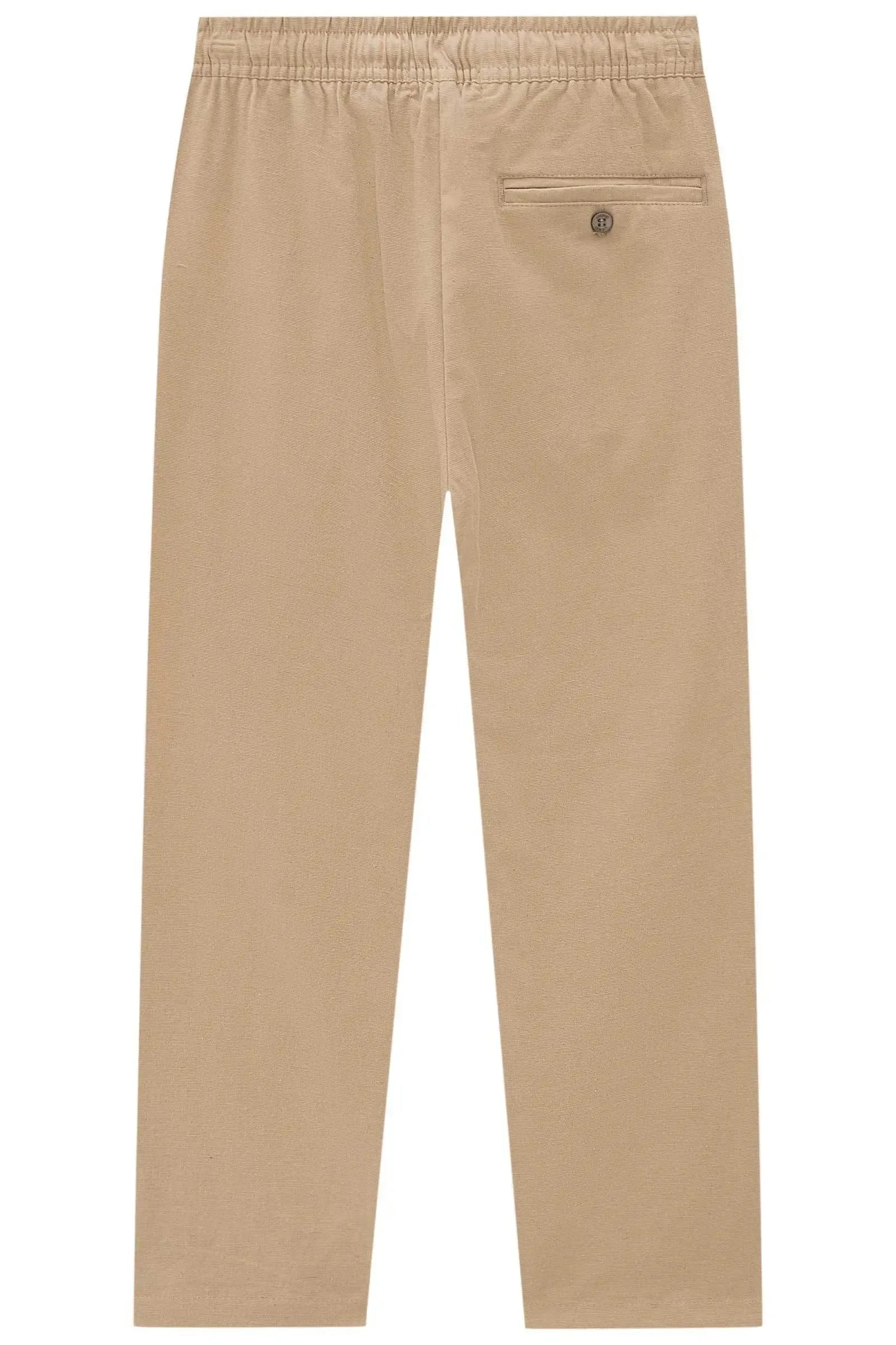 Calça em Linho Santorine com Elastano 99038 LucBoo Infantil Menino