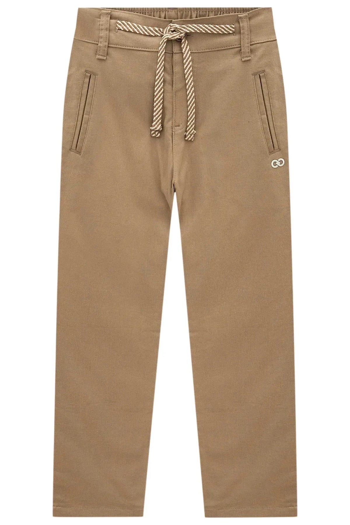 Calça em Sarja Girassol com Elastano 98417 LucBoo Infantil Menino