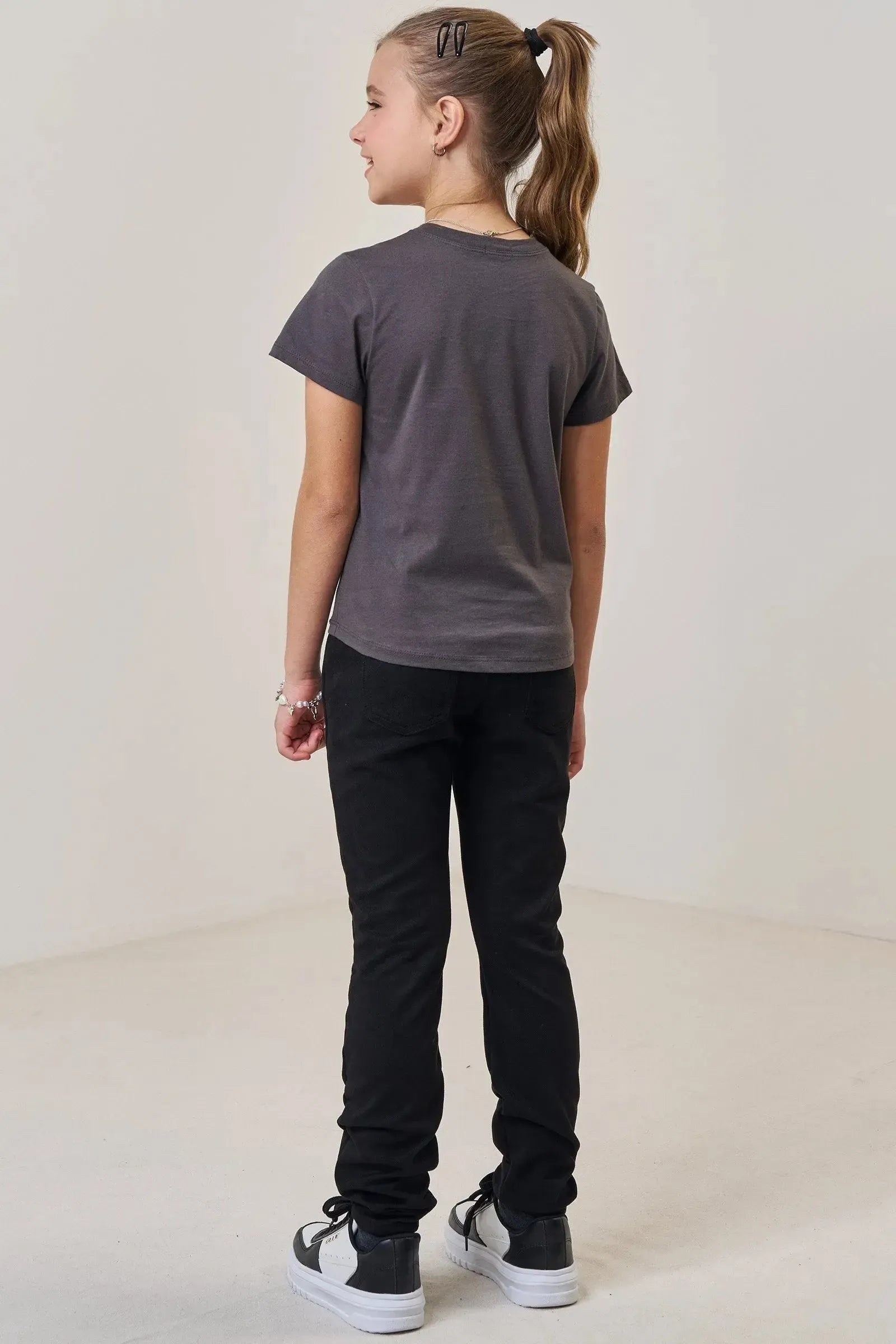 Calça em Suede Twill 89697 Vic&Vicky Teen Menina