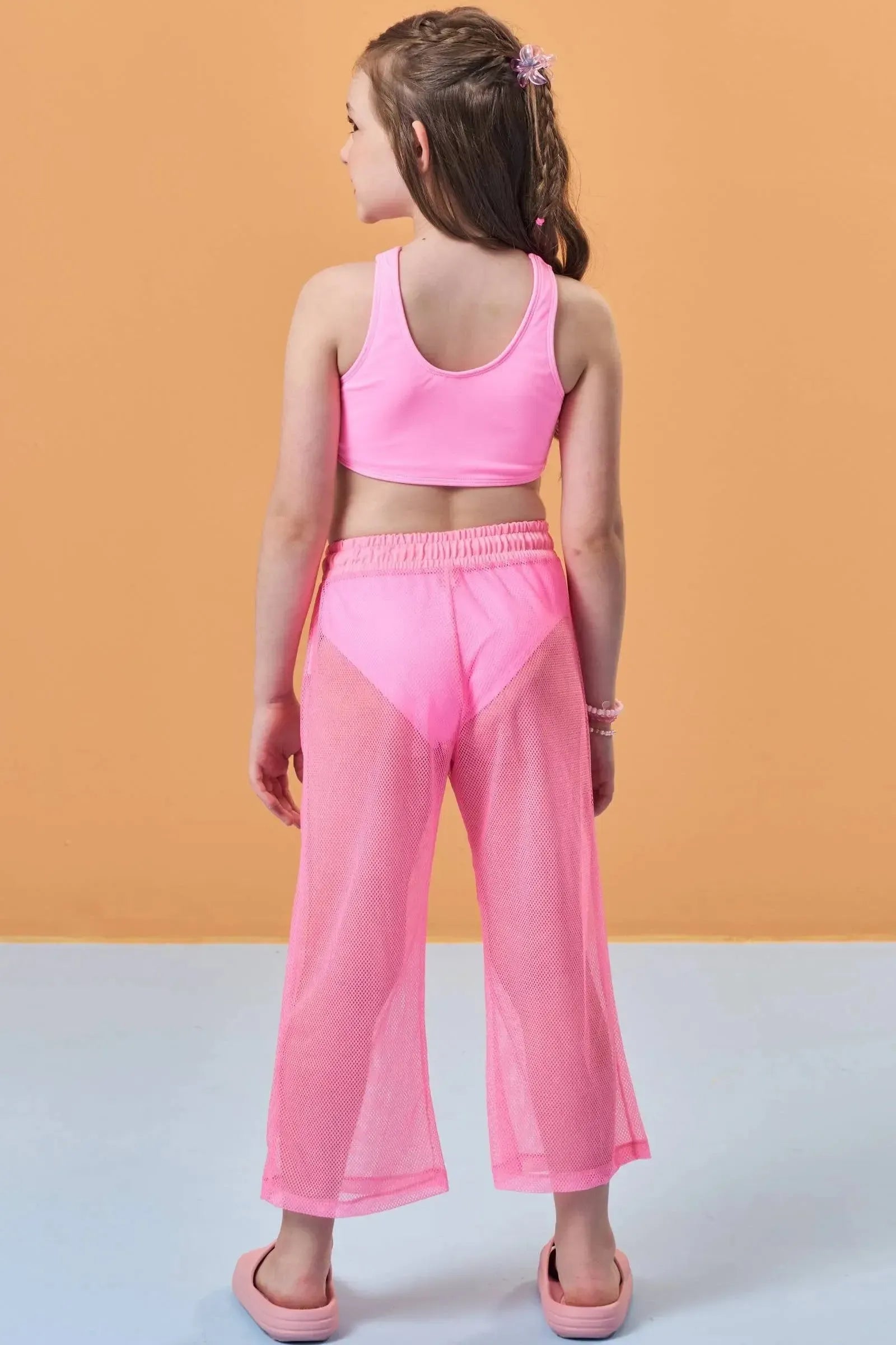 Calça em Tela Fashion 96449 Kukiê Infantil Menina
