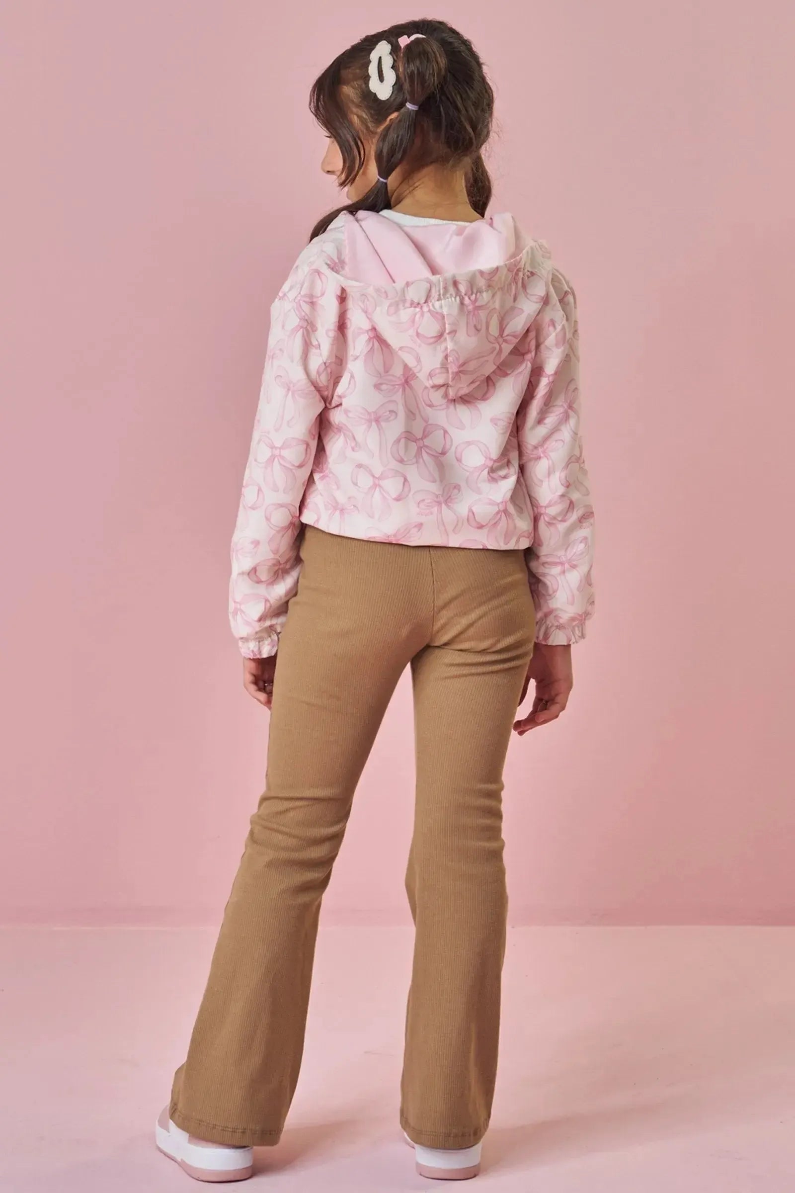 Calça Flare em Canelado Liz 89860 Kukiê Infantil Menina