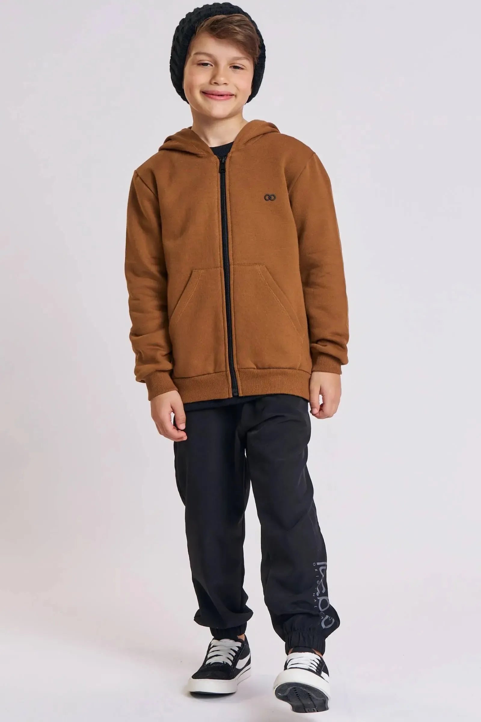 Calça Jogger em Hidronatic com Elastano 89371 LucBoo Infantil Menino