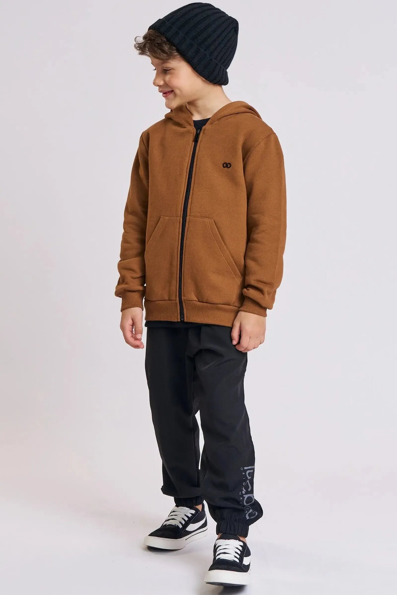 Calça Jogger em Hidronatic com Elastano 89371 LucBoo Infantil Menino