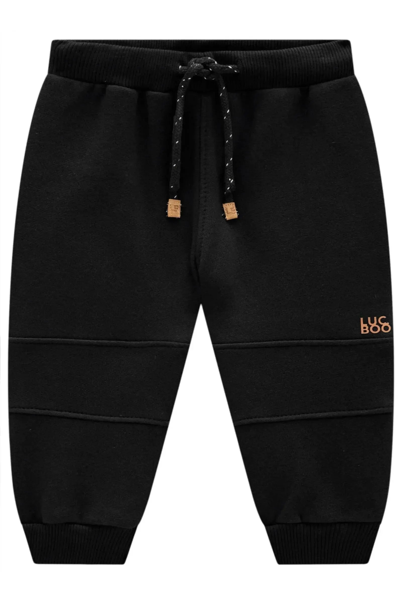 Calça Jogger em Moletom com Pelúcia 89382 LucBoo Bebê Menino